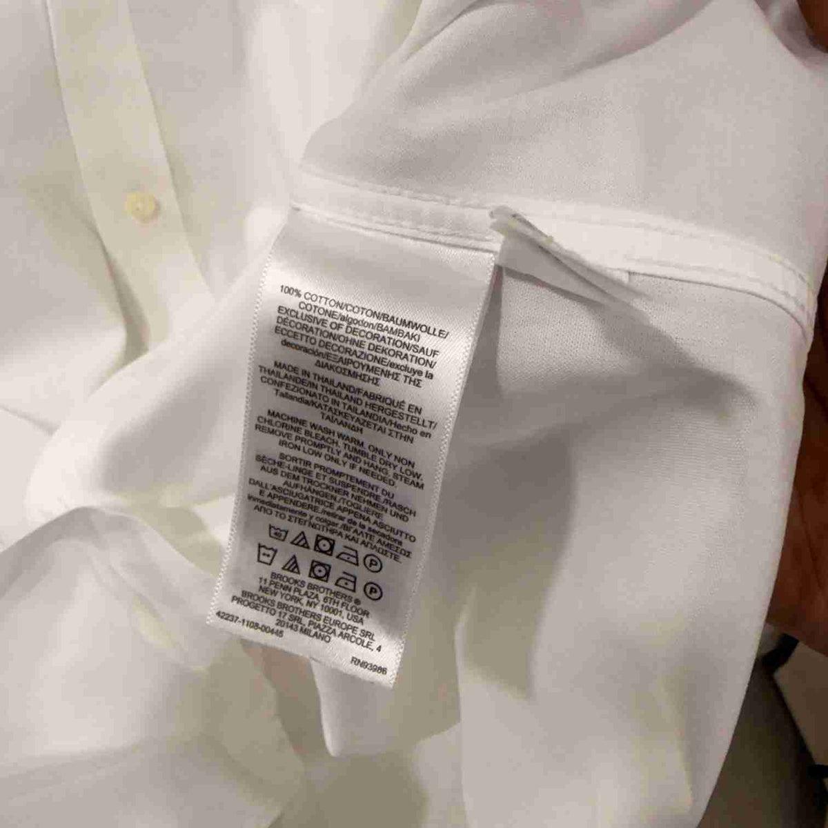 Brooks Brothers white premium shirt