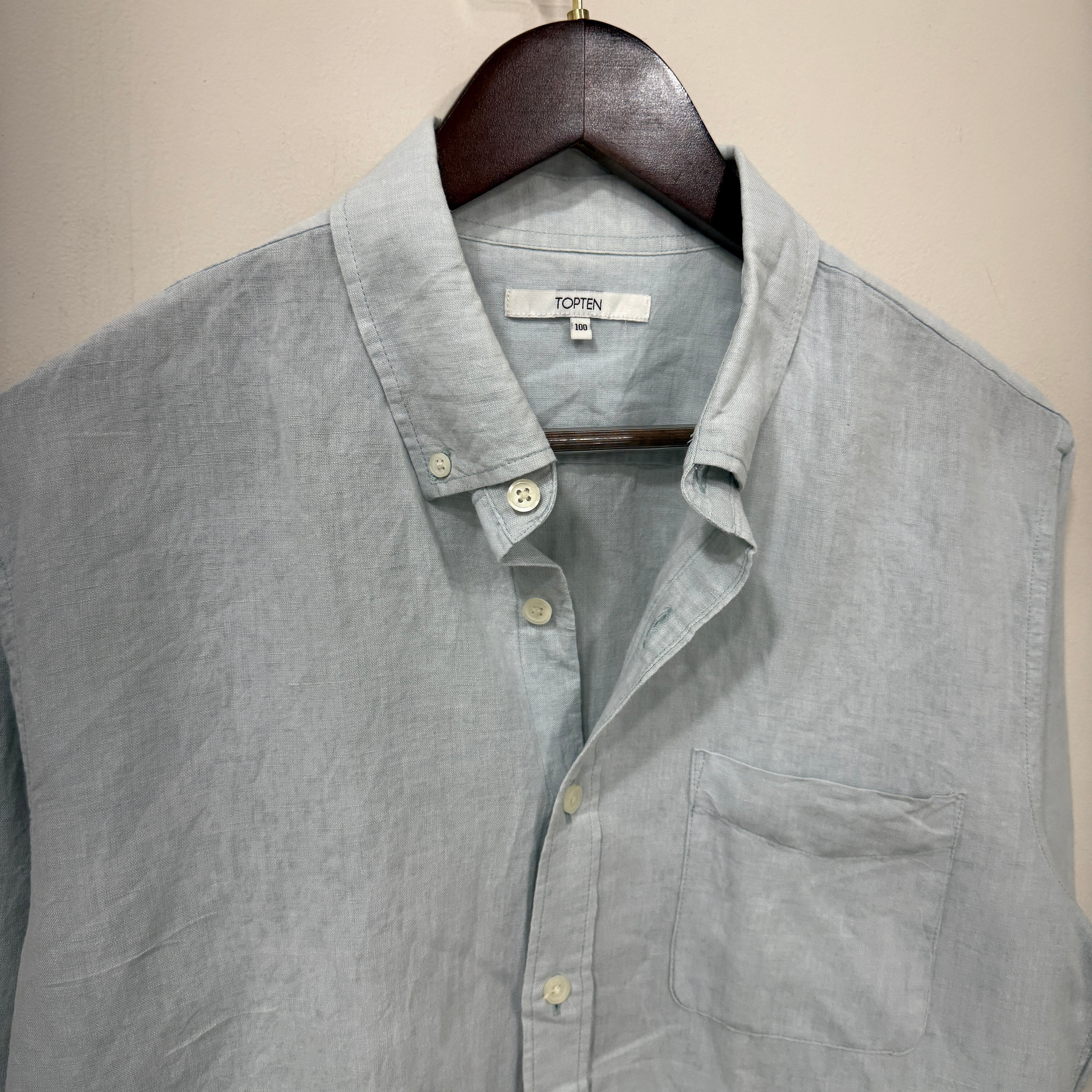 Topten linen Solid Shirt