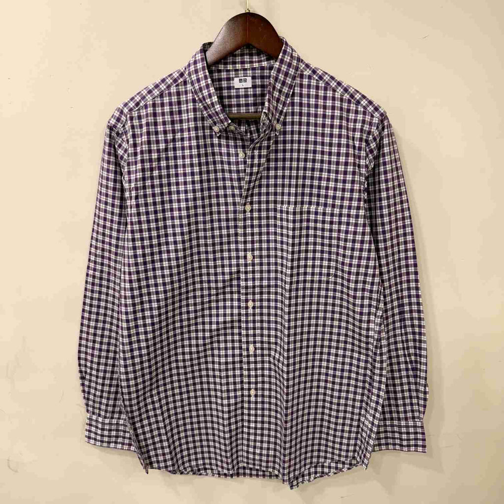 Uniqlo checkered shirt