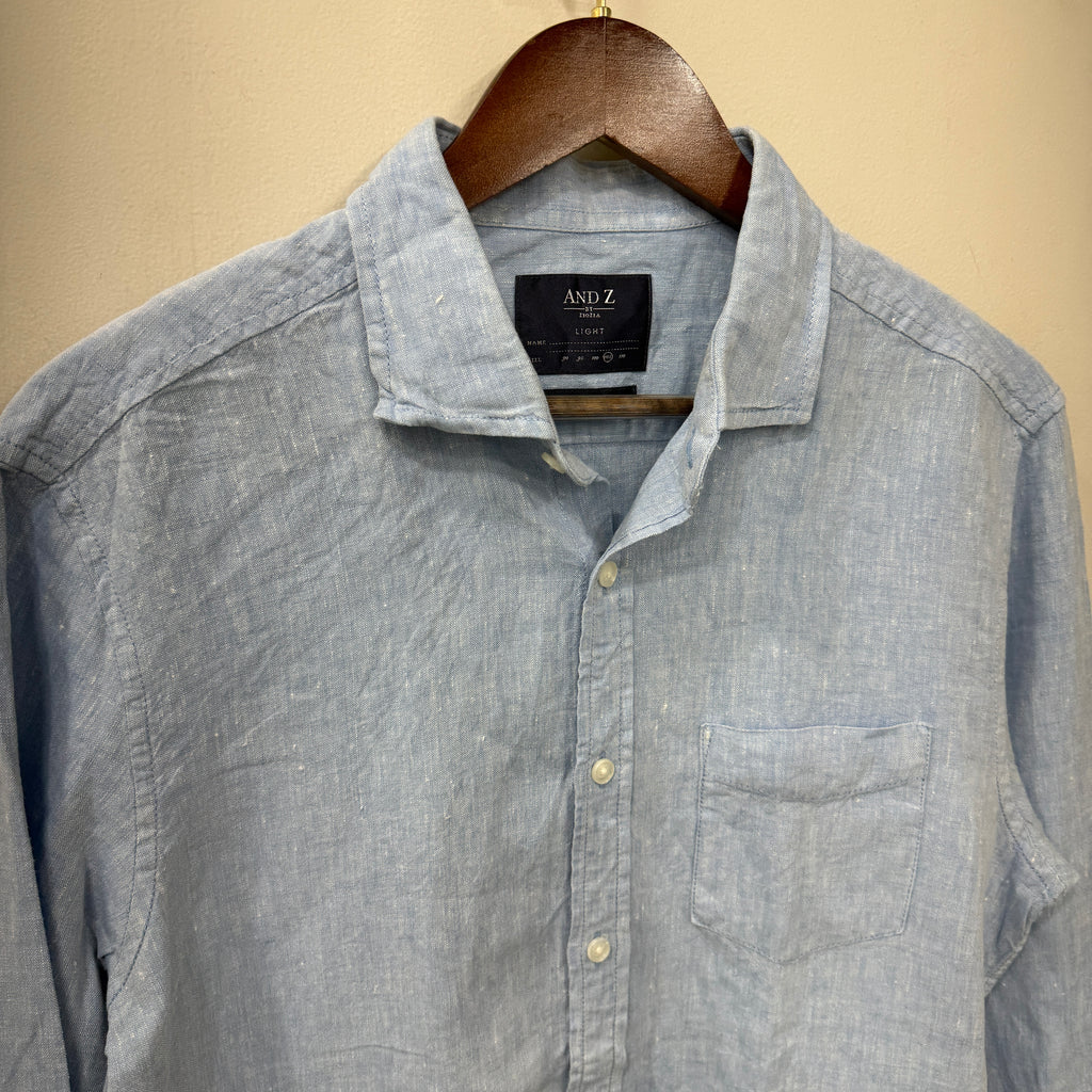 And Z Linen Solid Shirt