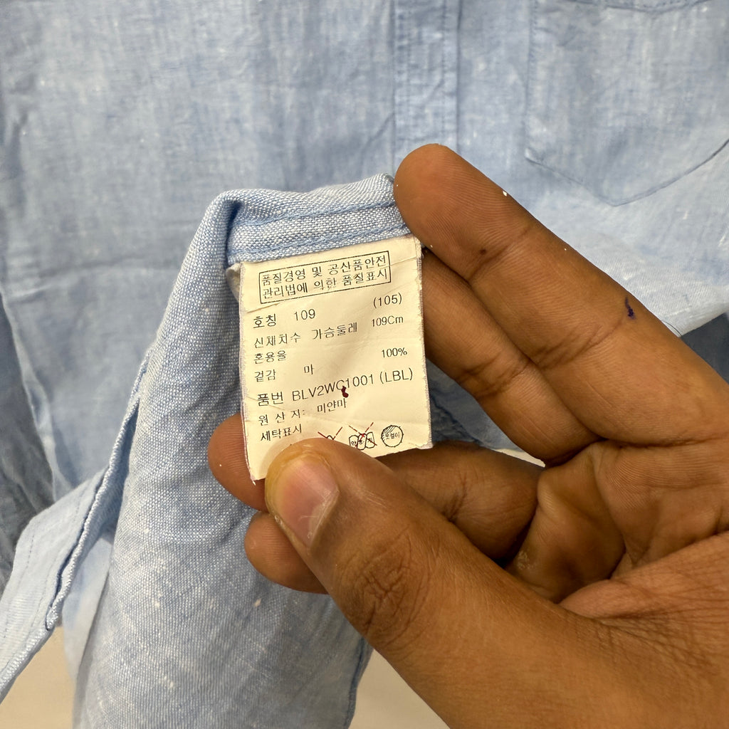 And Z Linen Solid Shirt
