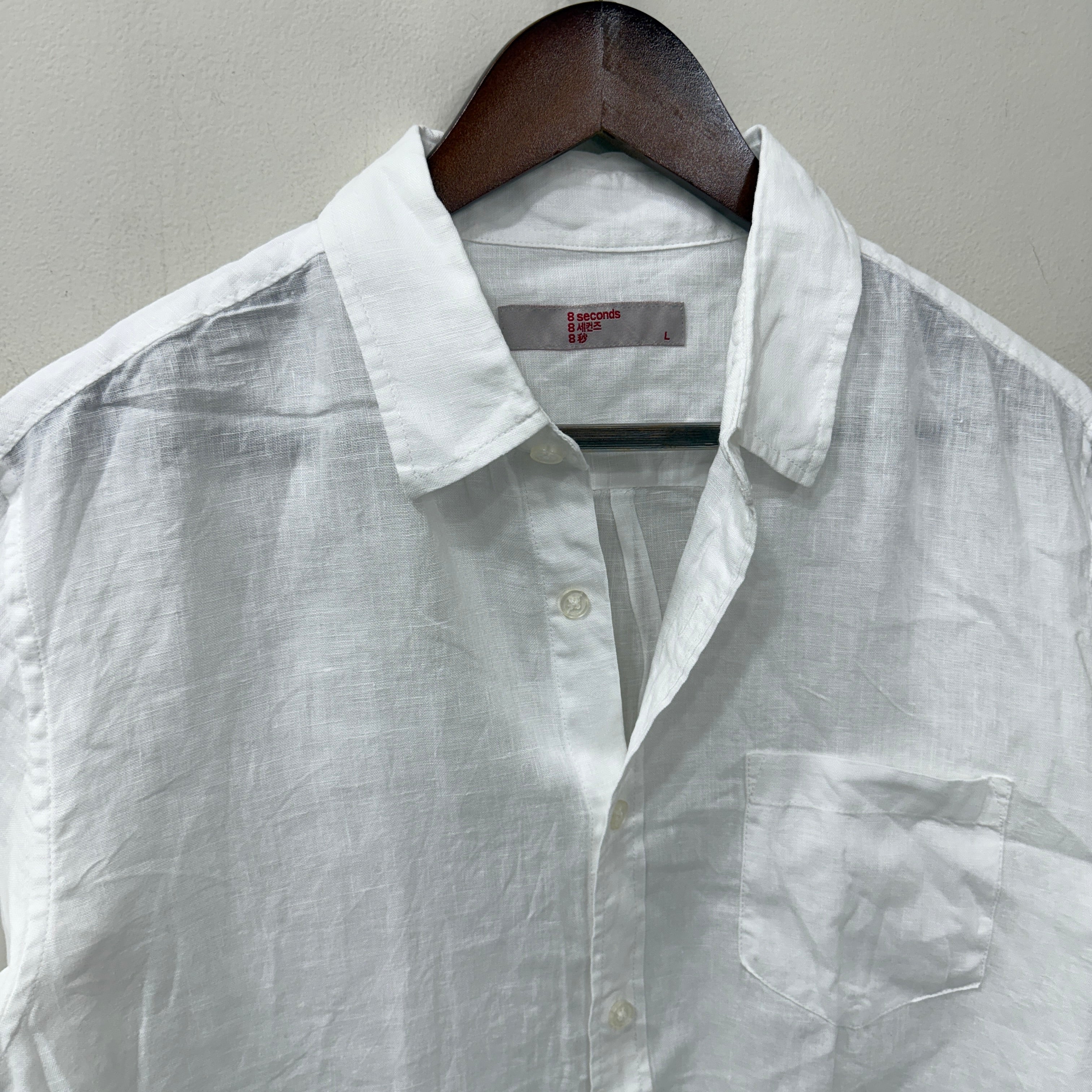 8 Seconds Linen Solid Shirt