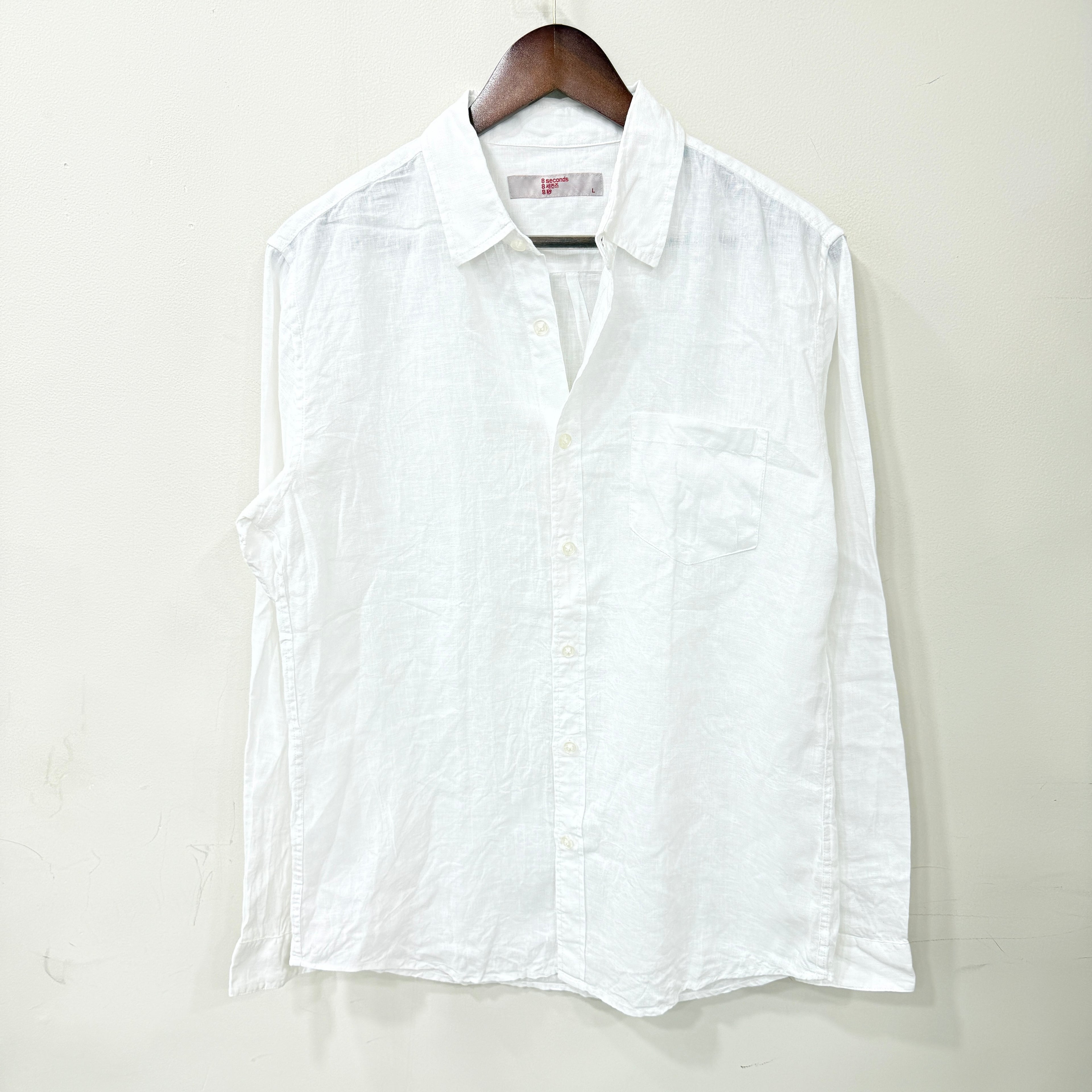 8 Seconds Linen Solid Shirt