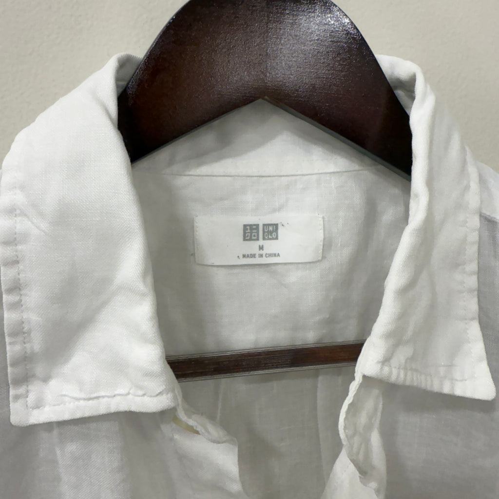 Uniqlo Linen White Shirt