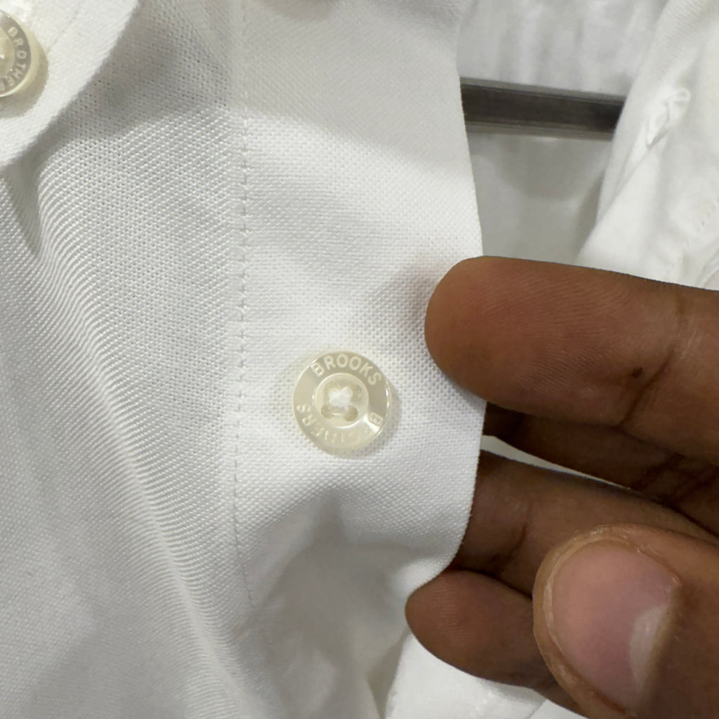 Broks Brothers Solid White Shirt