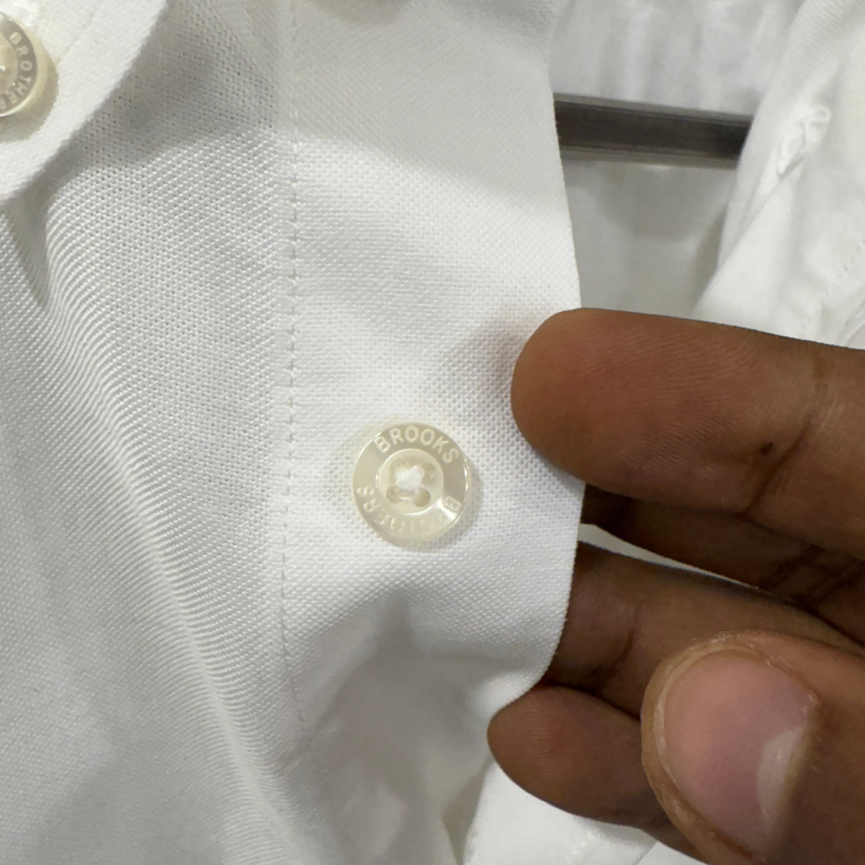 Broks Brothers Solid White Shirt