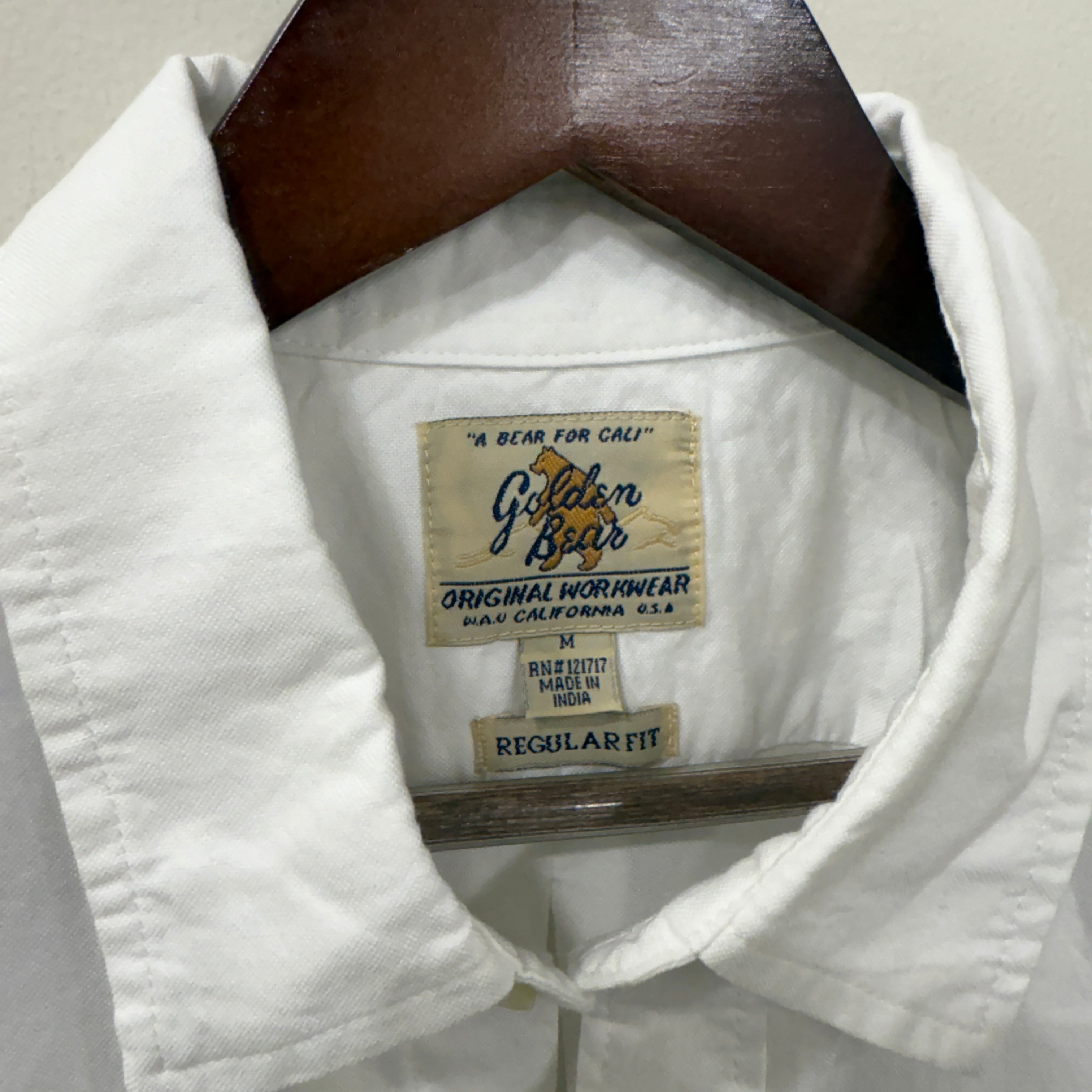 Bear White Solid Shirt