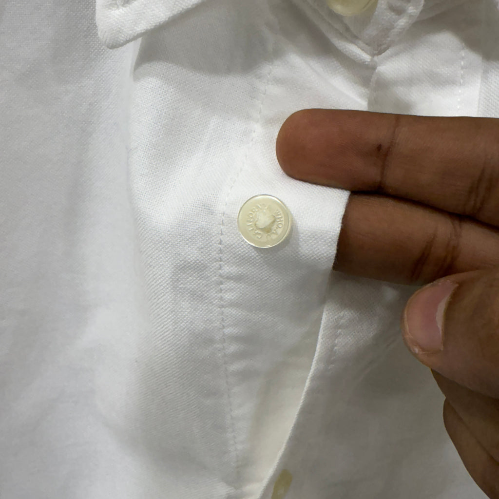 Bear White Solid Shirt