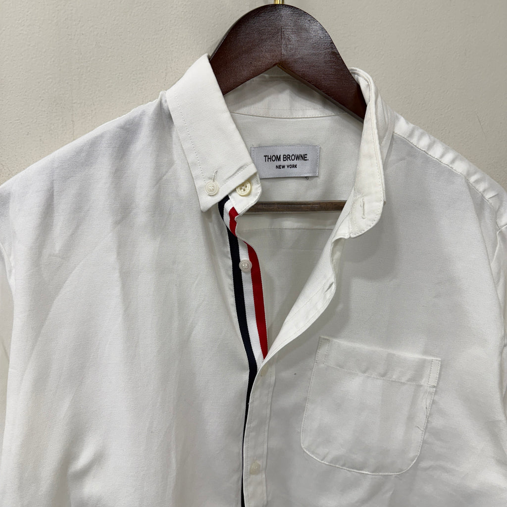 Thom Browne White Solid Shirt