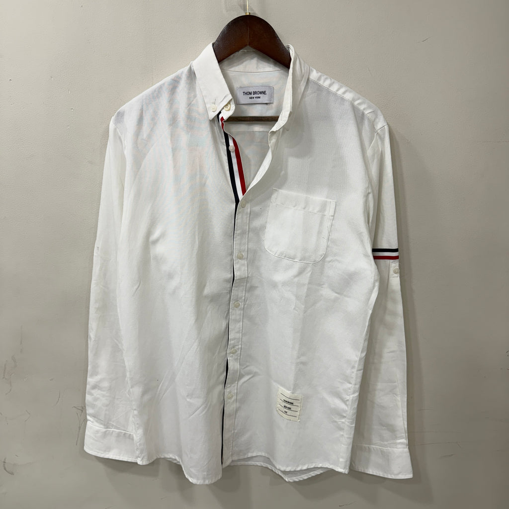 Thom Browne White Solid Shirt