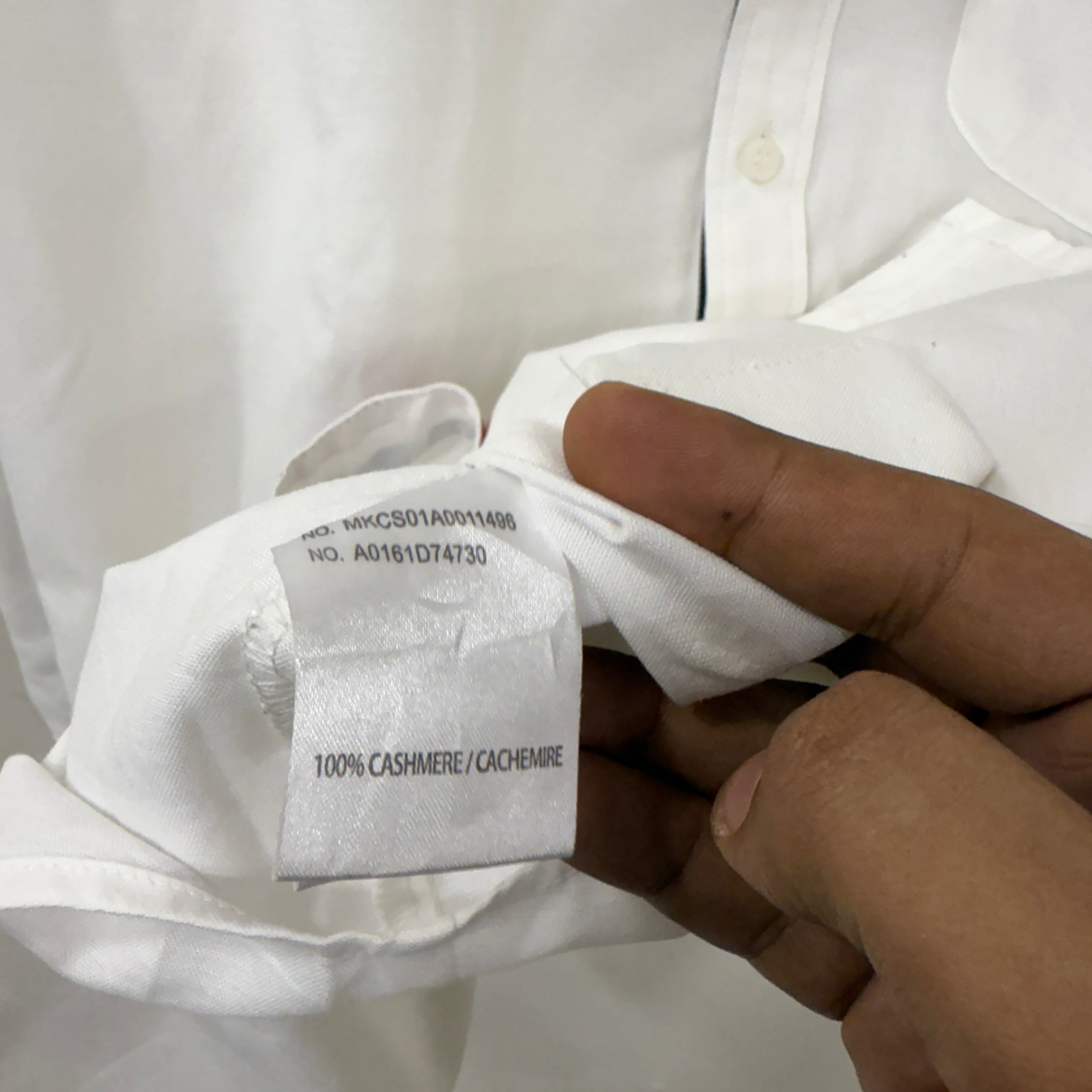Thom Browne White Solid Shirt