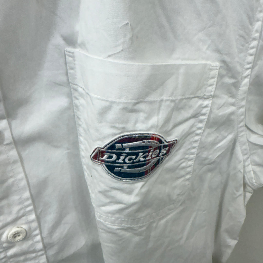Dickies Half Sleeves White Shirt