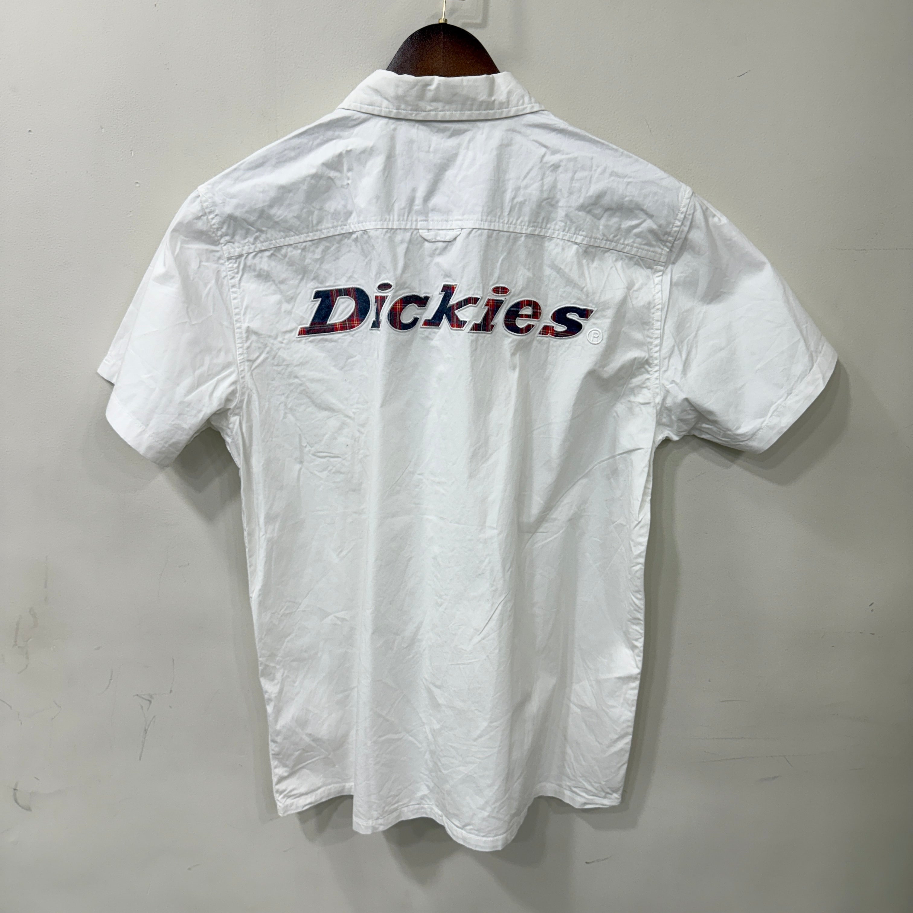 Dickies Half Sleeves White Shirt