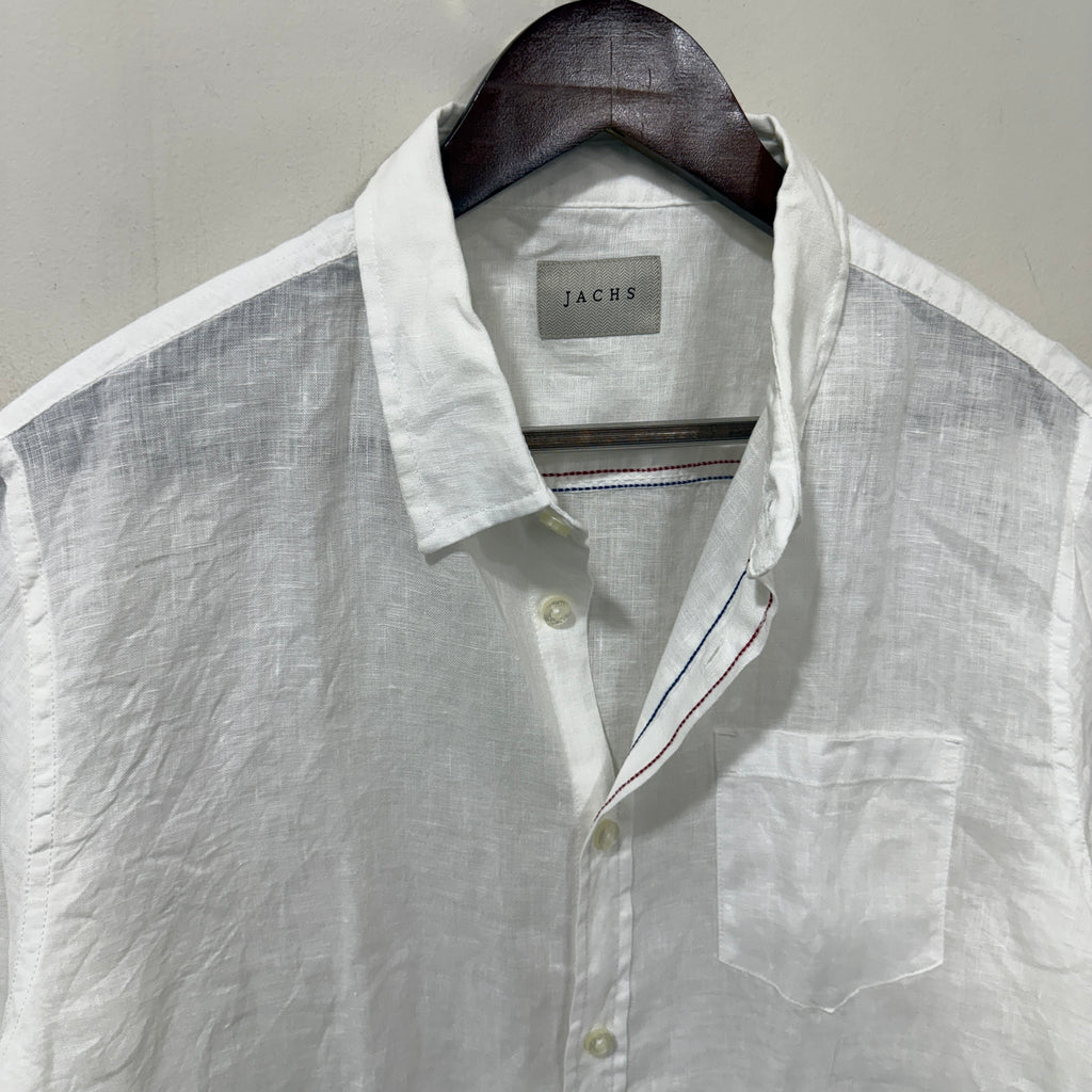 Jachs White Linen Shirt