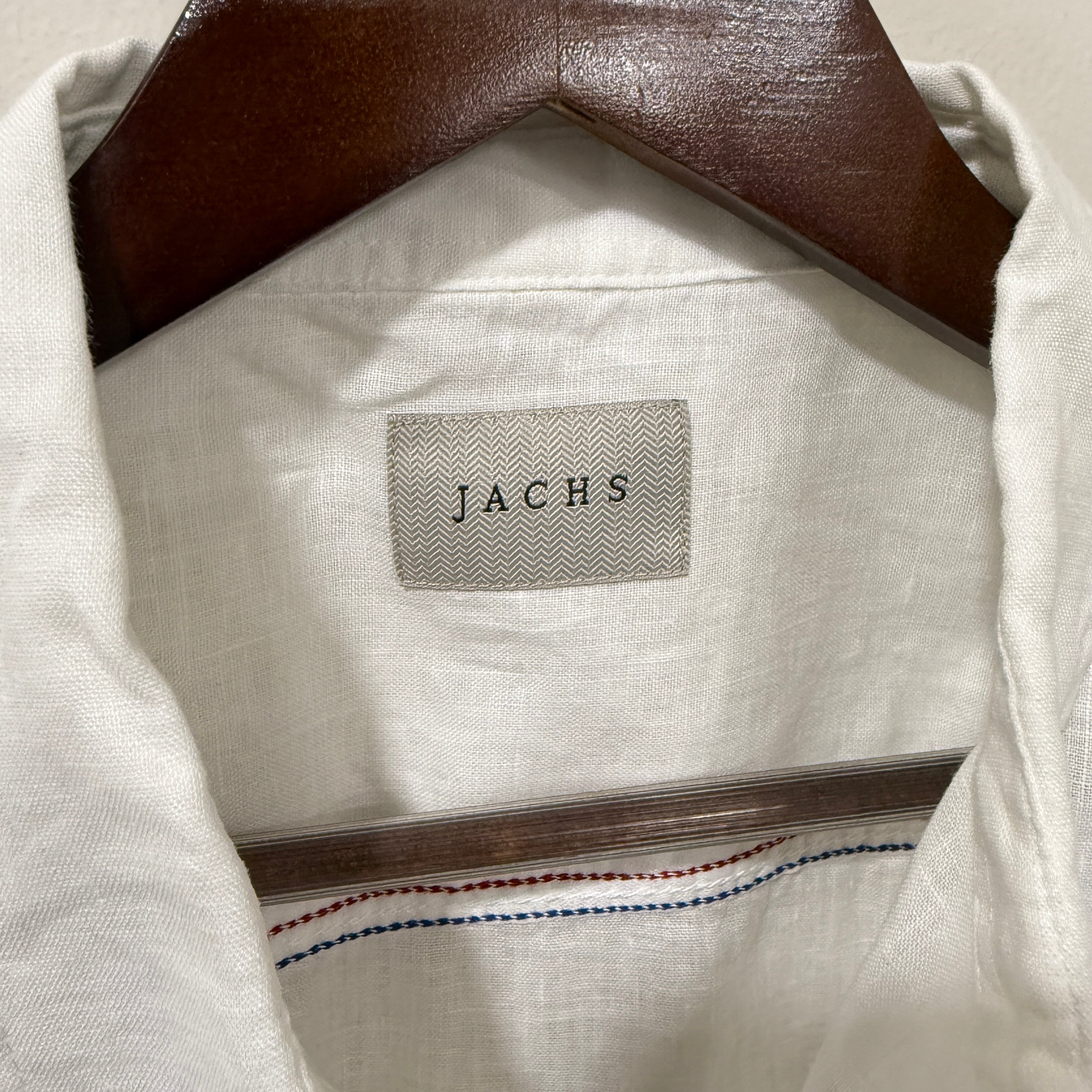Jachs White Linen Shirt