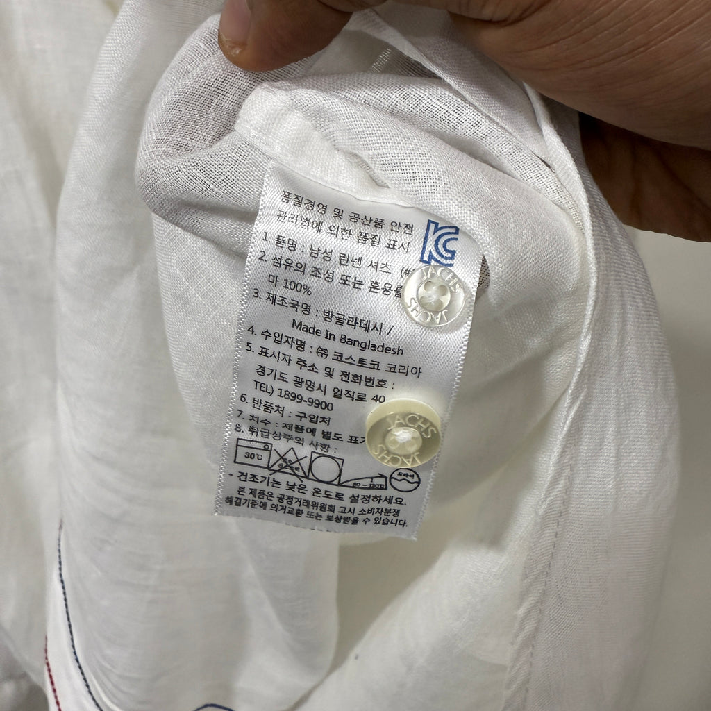 Jachs White Linen Shirt