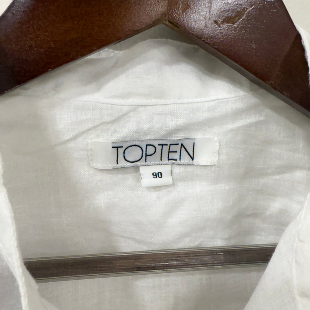 Topten white linen shirt