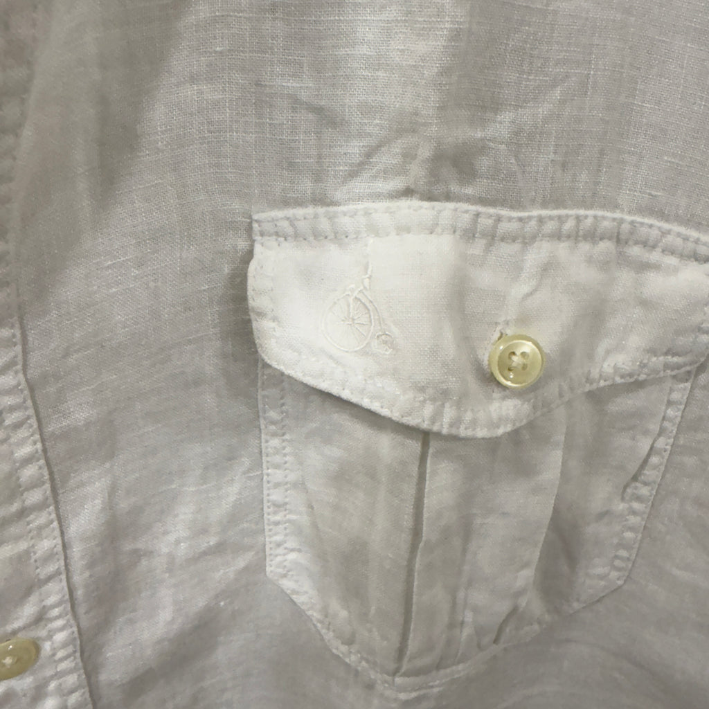 Beanpole olive green linen shirt