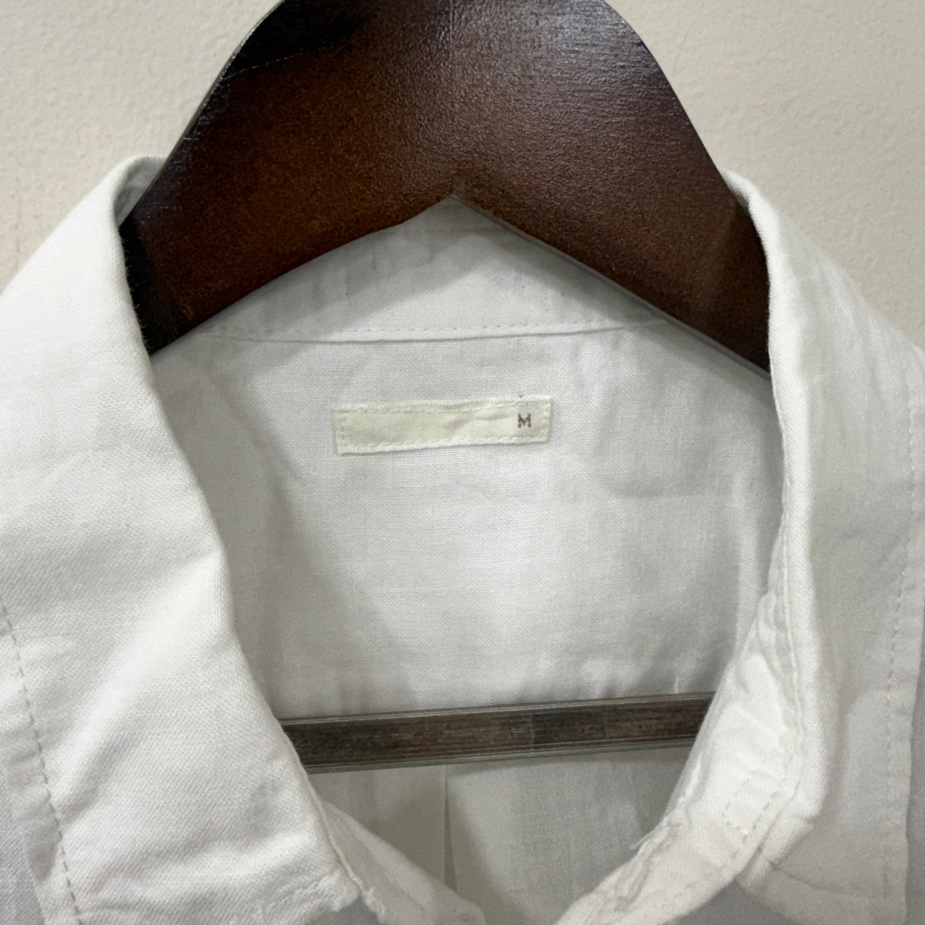 Muji linen half sleeve shirt