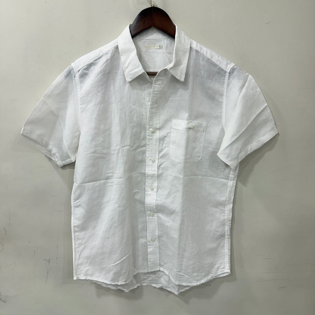 Muji linen half sleeve shirt