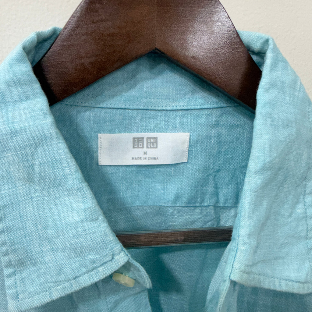 Uniqlo 100% linen shirt