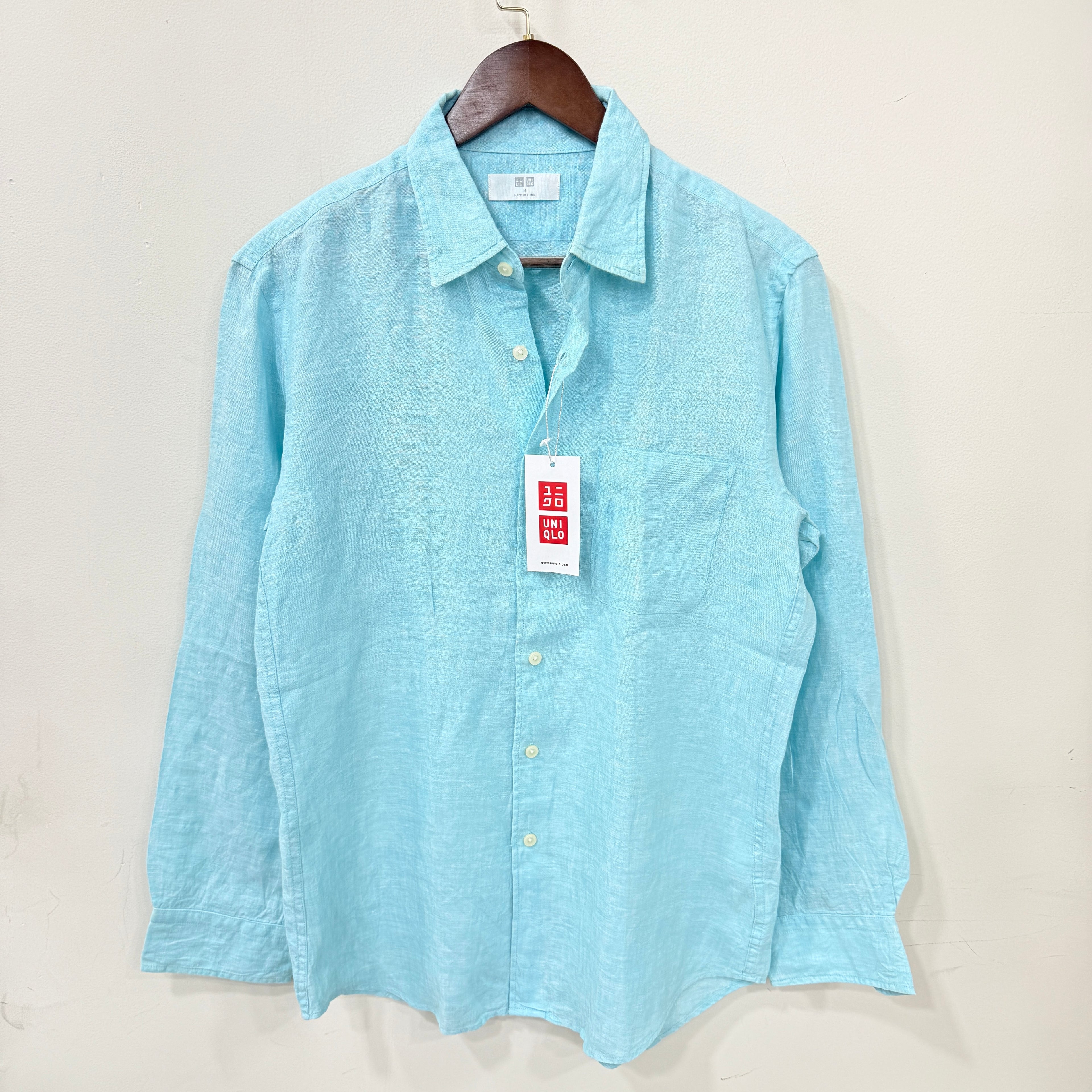 Uniqlo 100% linen shirt