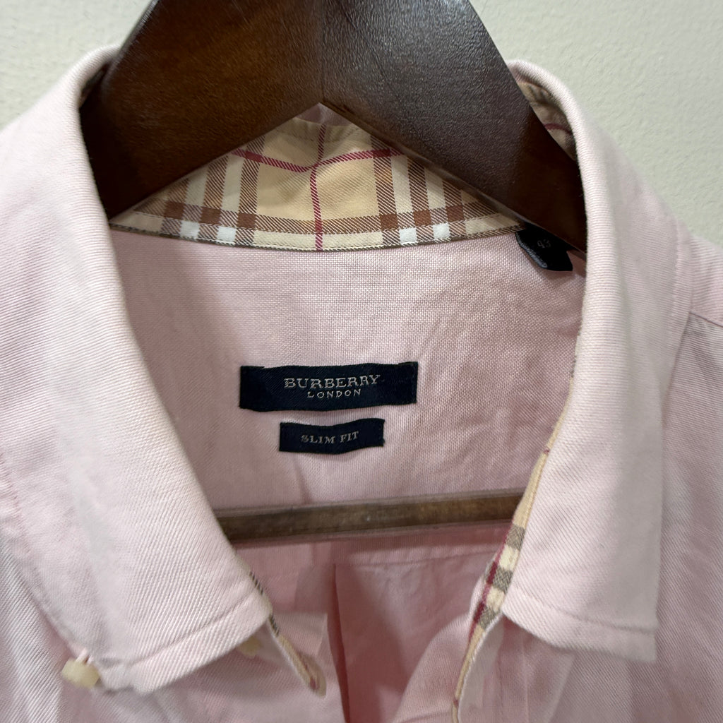 Burberry Pink Solid shirt