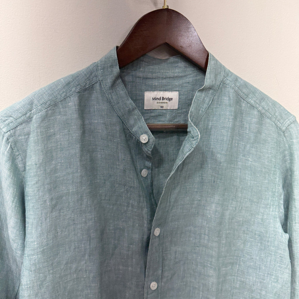 Mind Bridge linen solid shirt
