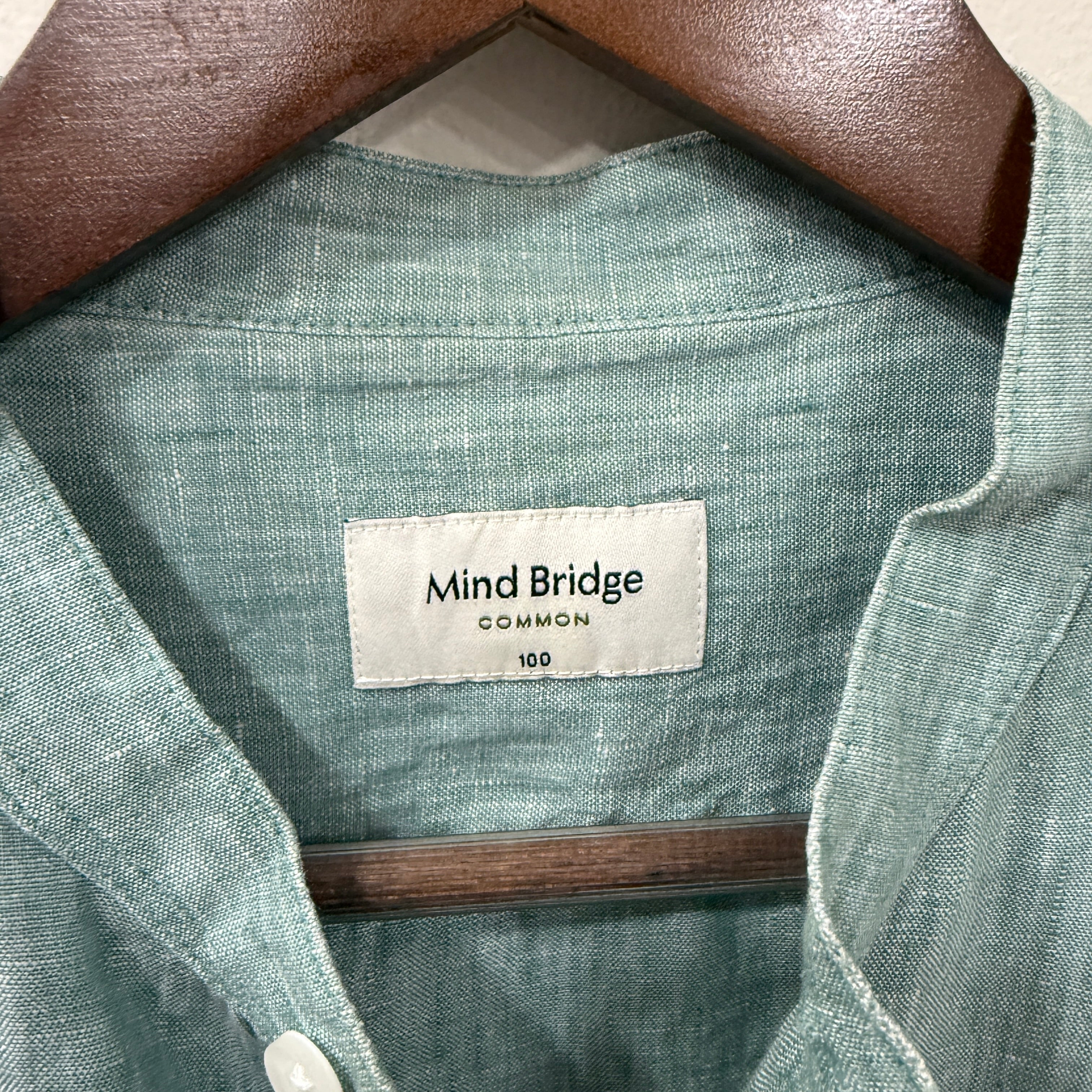 Mind Bridge linen solid shirt