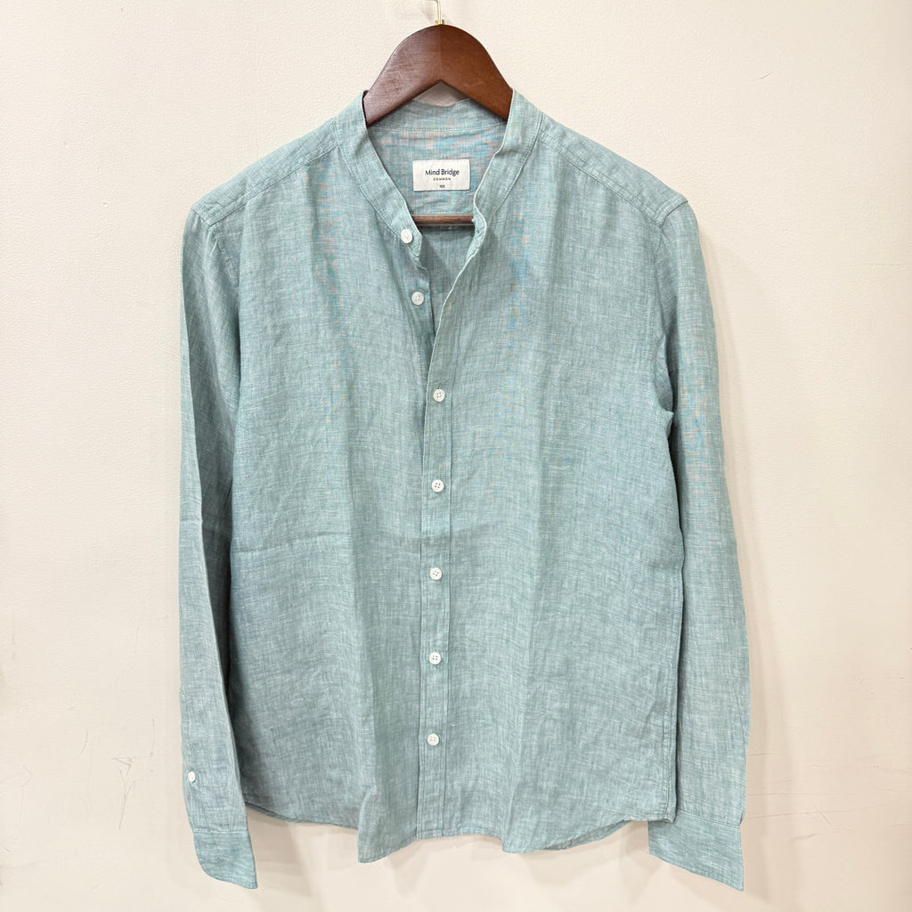 Mind Bridge linen solid shirt