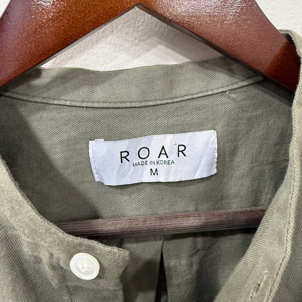 ROAR green solid shirt