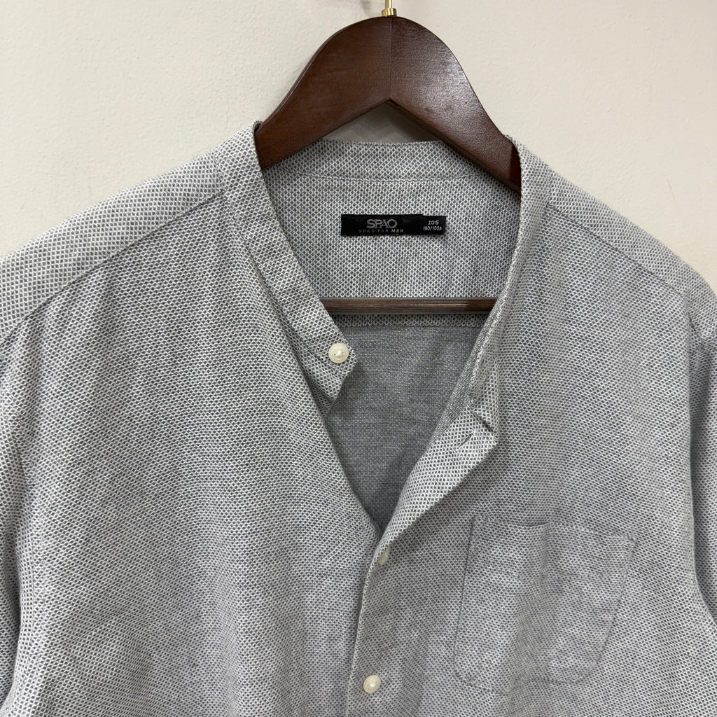 Spao grey solid shirt