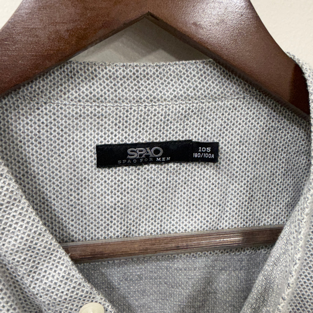 Spao grey solid shirt