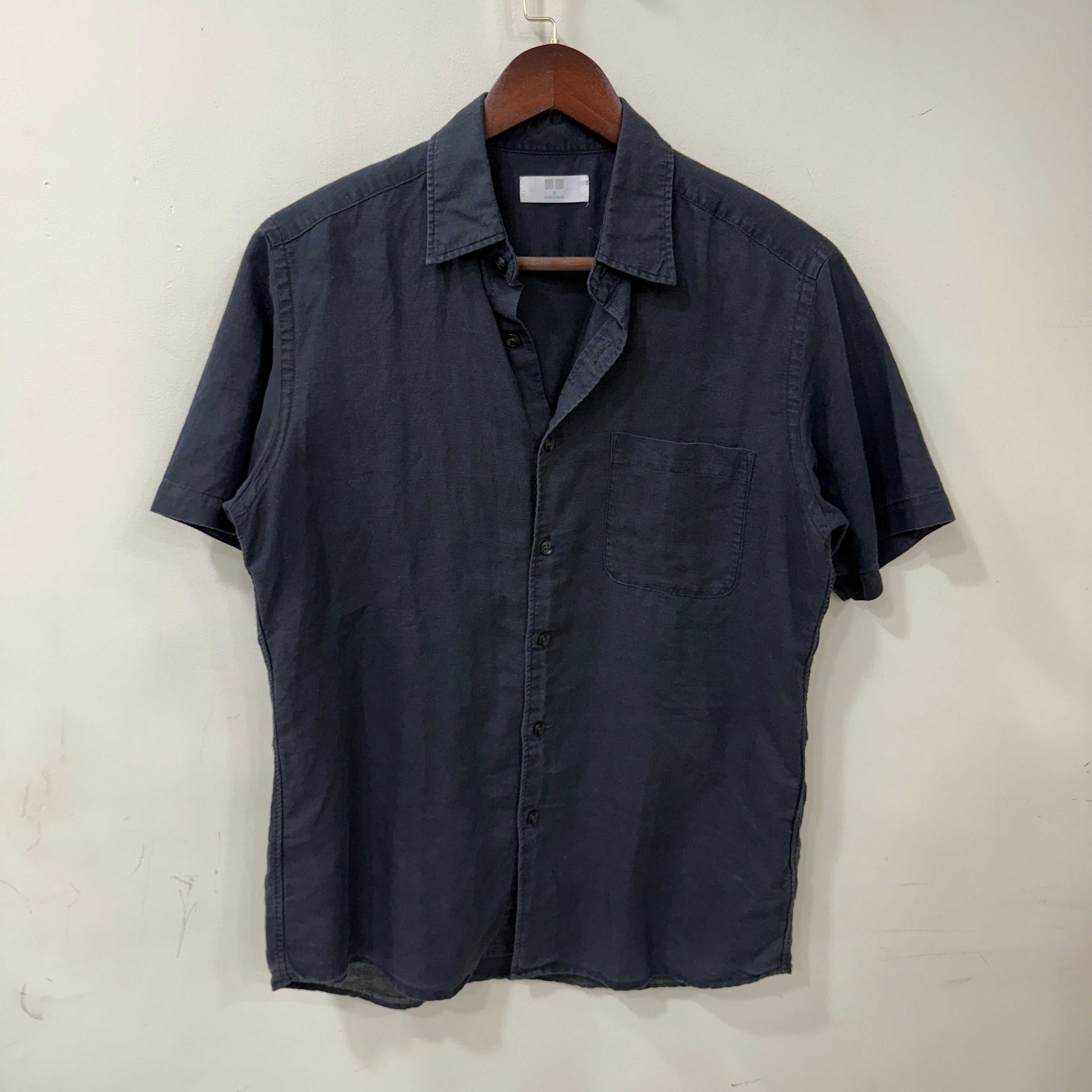 Uniqlo half sleeve linen shirt