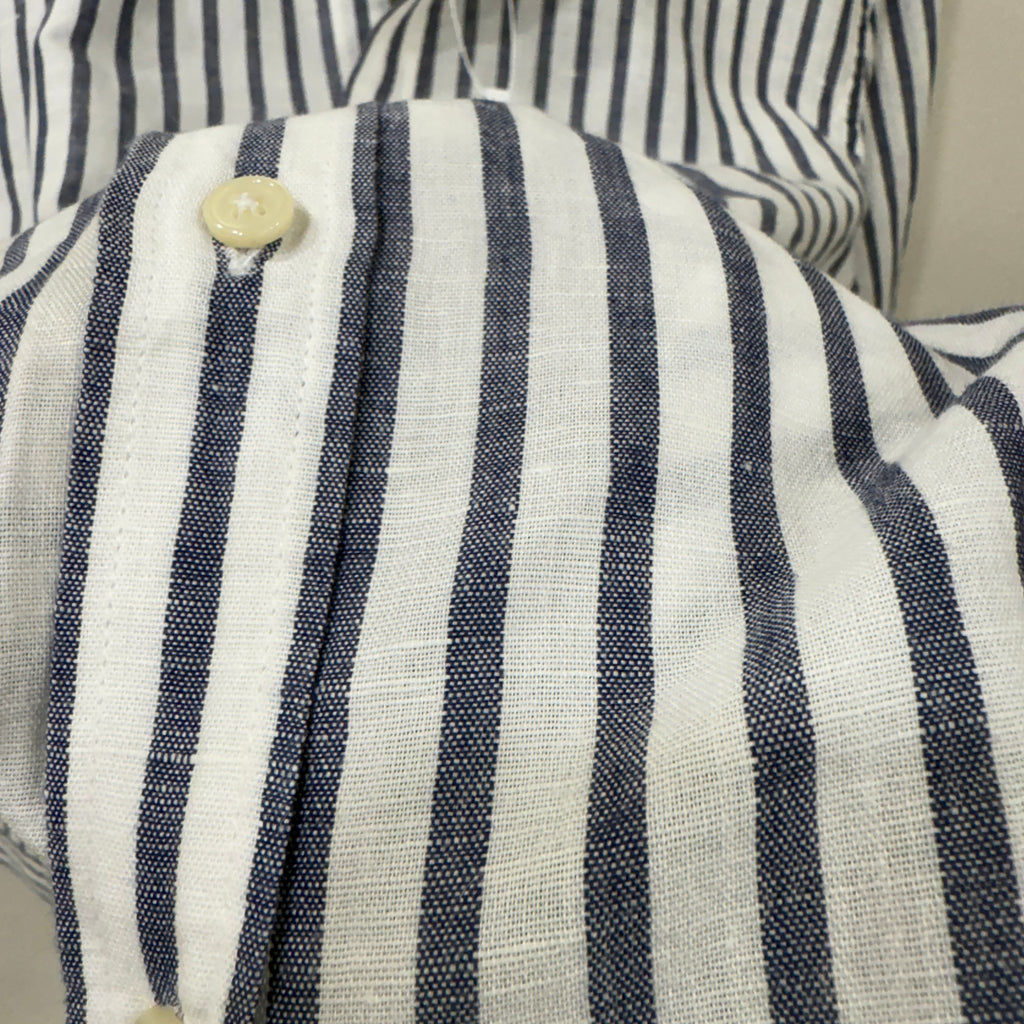 Zara linen stripes shirt