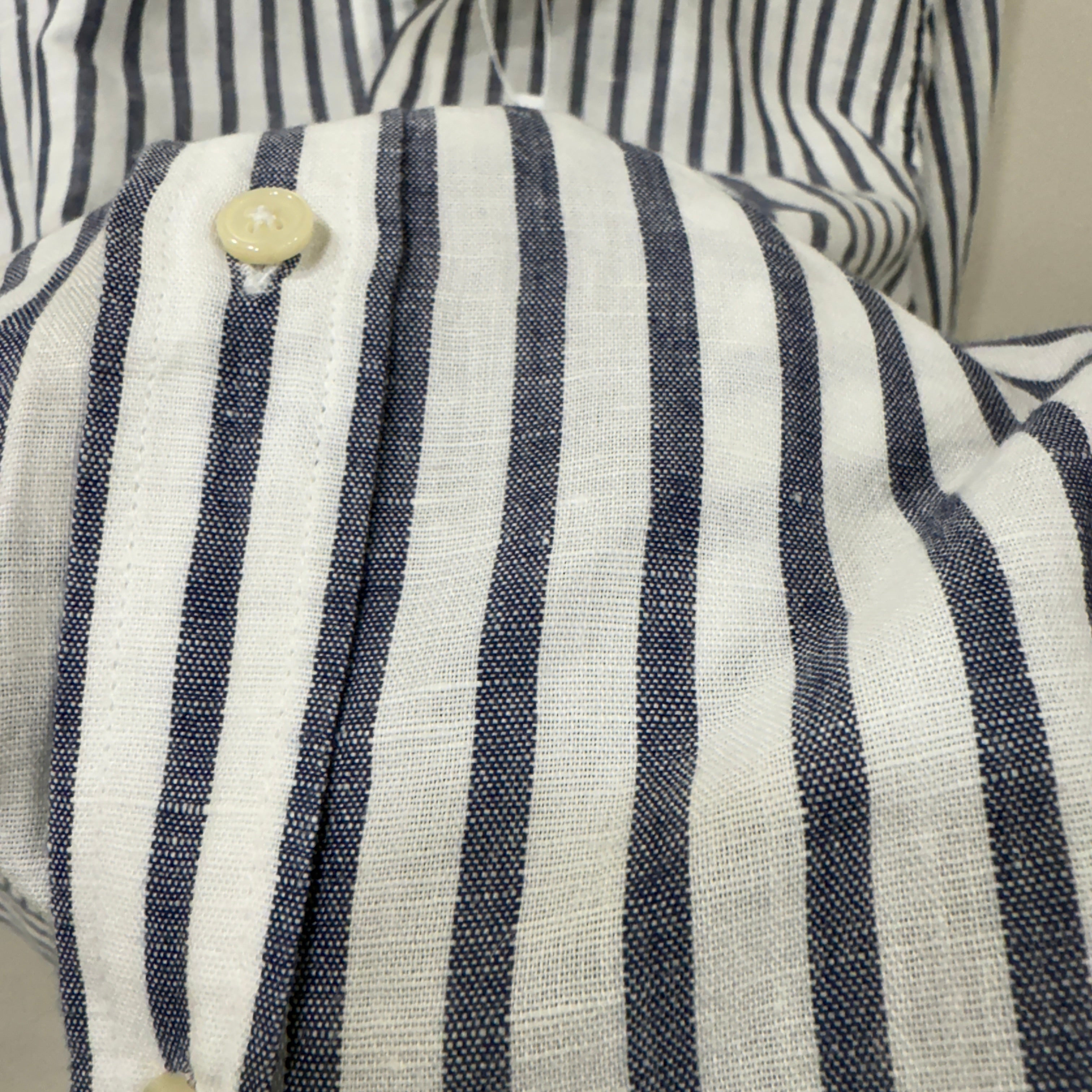 Zara linen stripes shirt