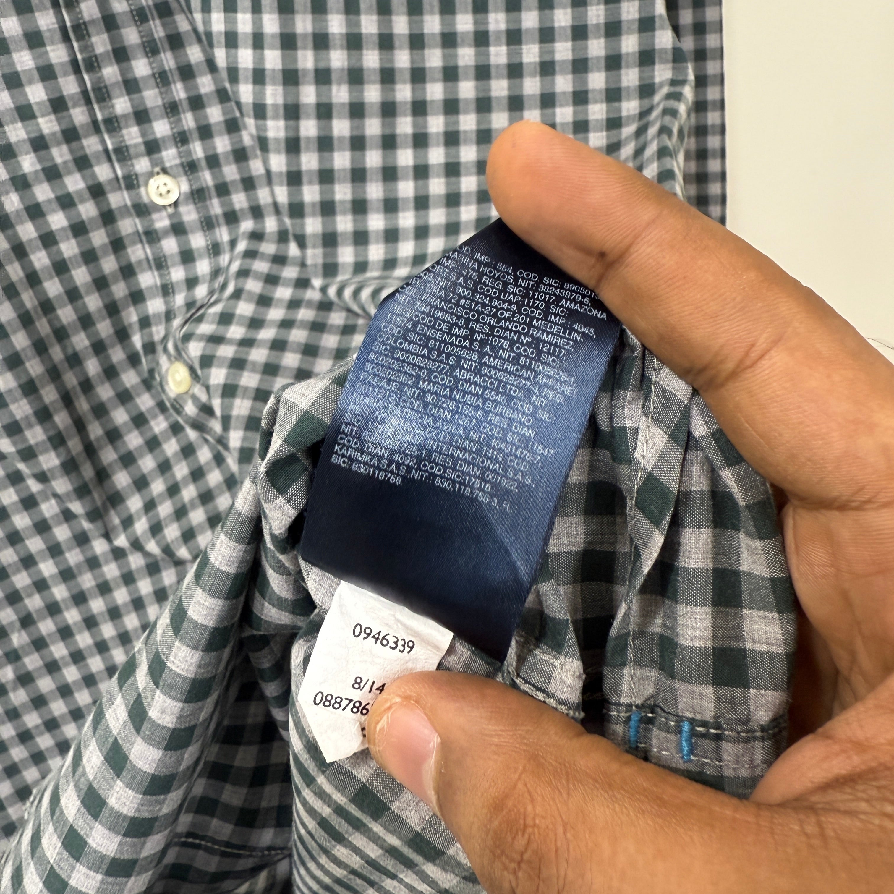Tommy Hilfiger checkered shirt