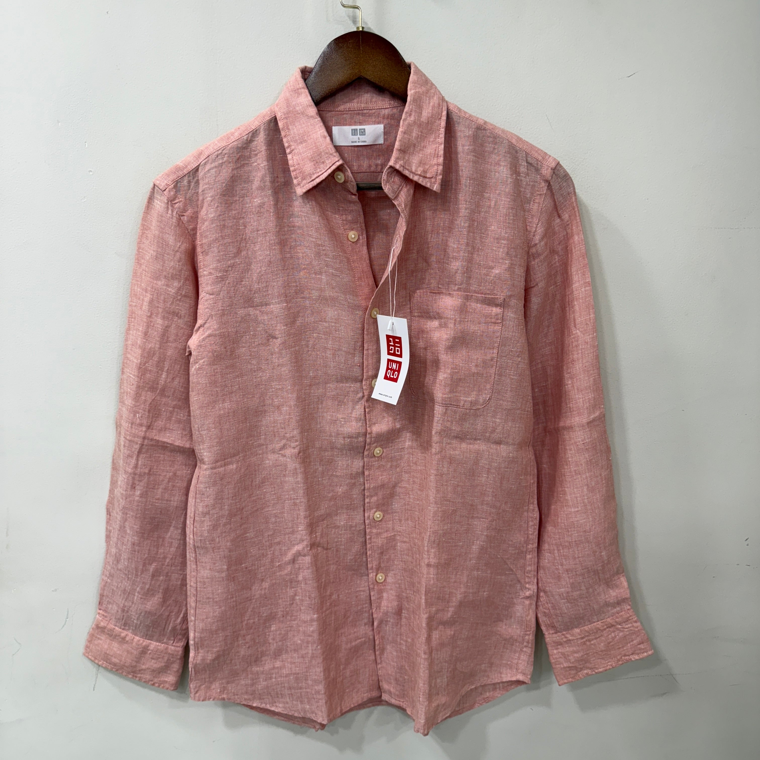 Uniqlo 100% linen shirt
