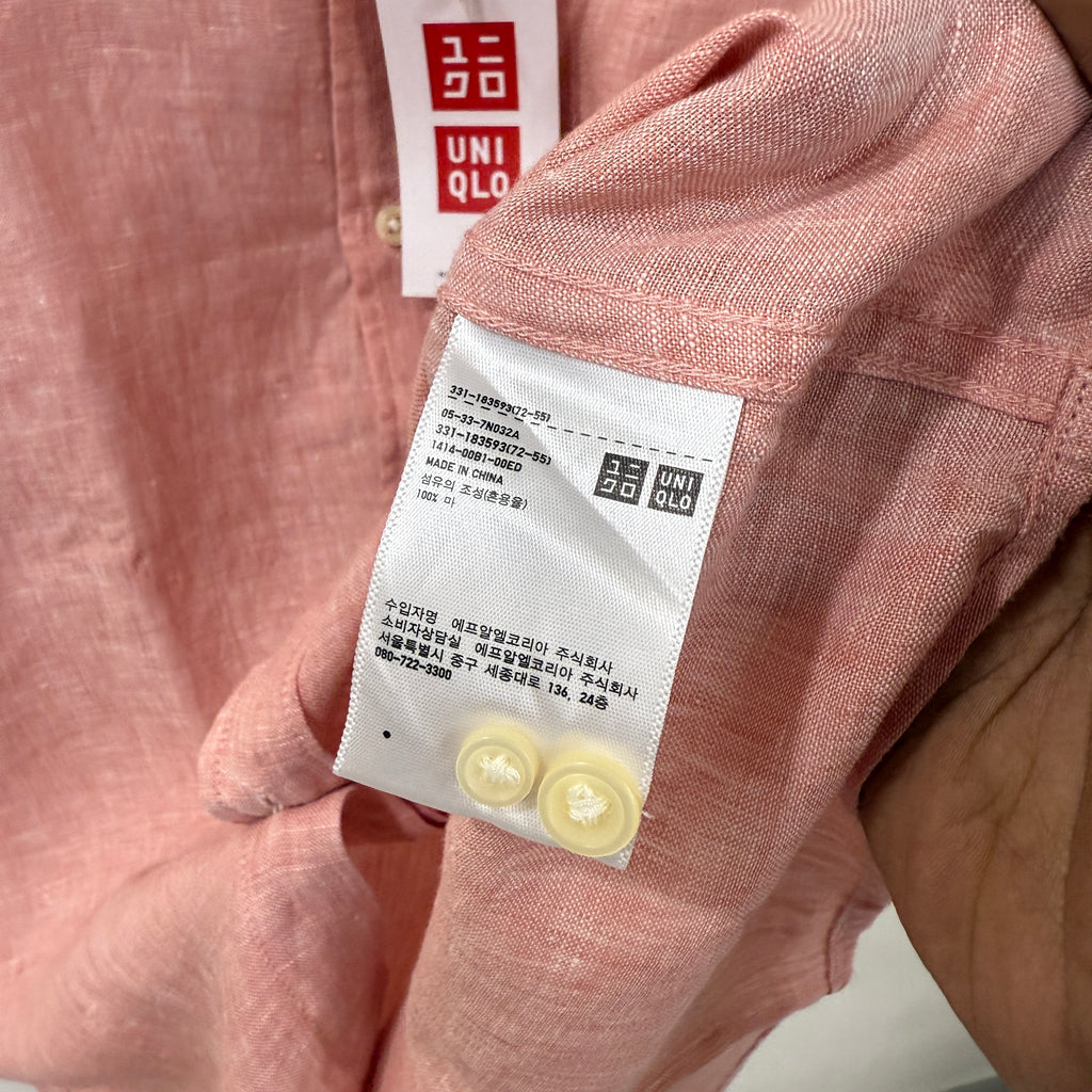 Uniqlo 100% linen shirt