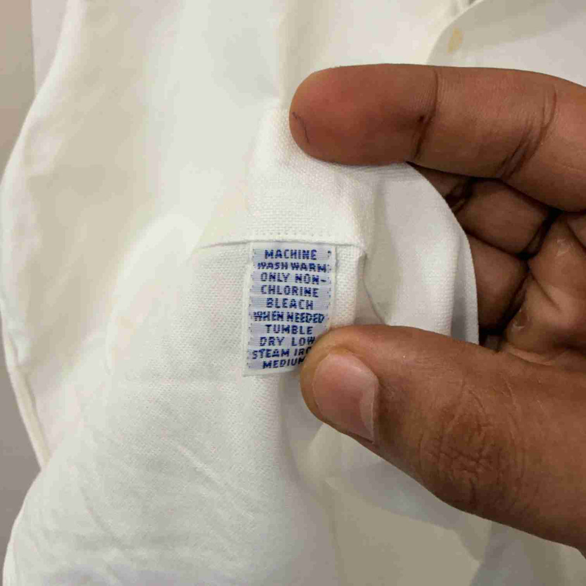 Ralph Lauren white buton down oxford shirt