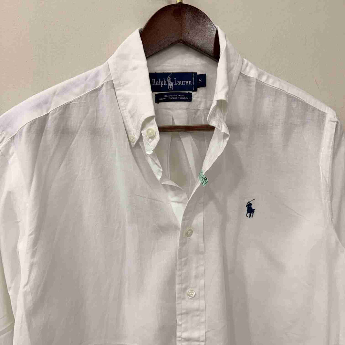 Ralph Lauren white buton down oxford shirt