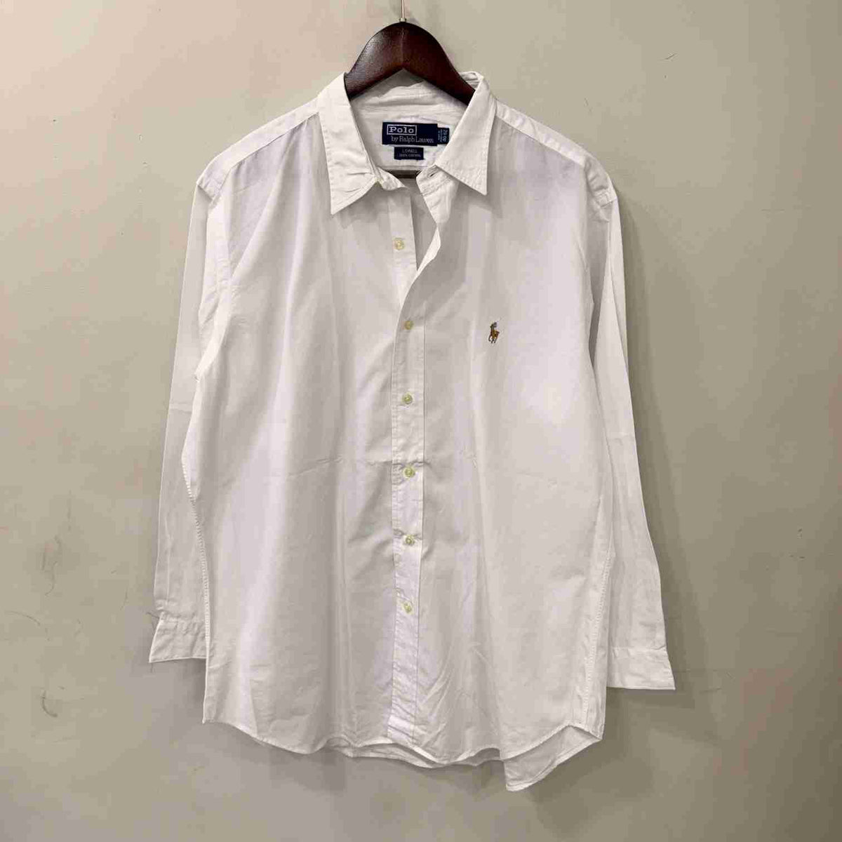 Ralph Lauren white buton down oxford shirt