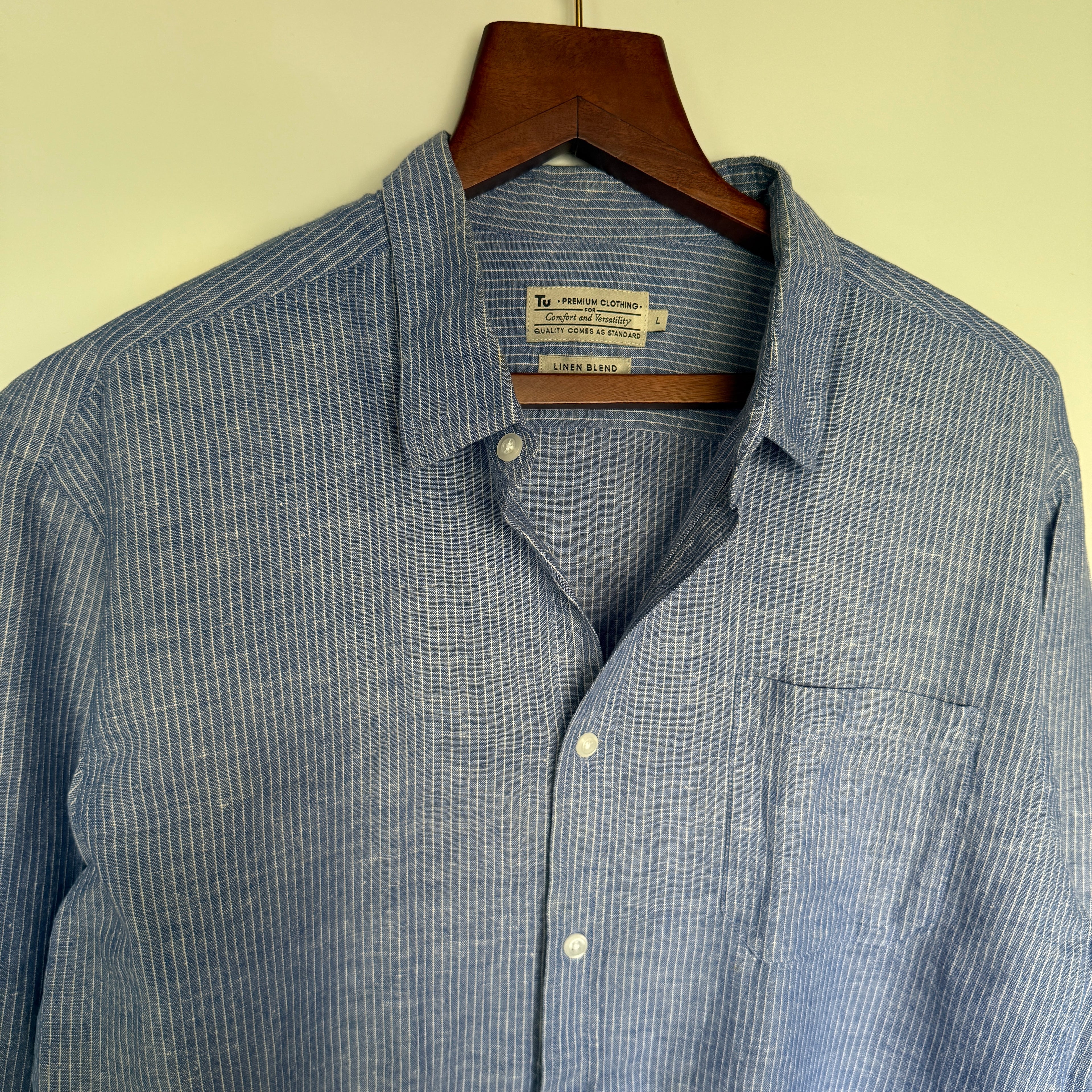 Linen Blend Stripes shirt