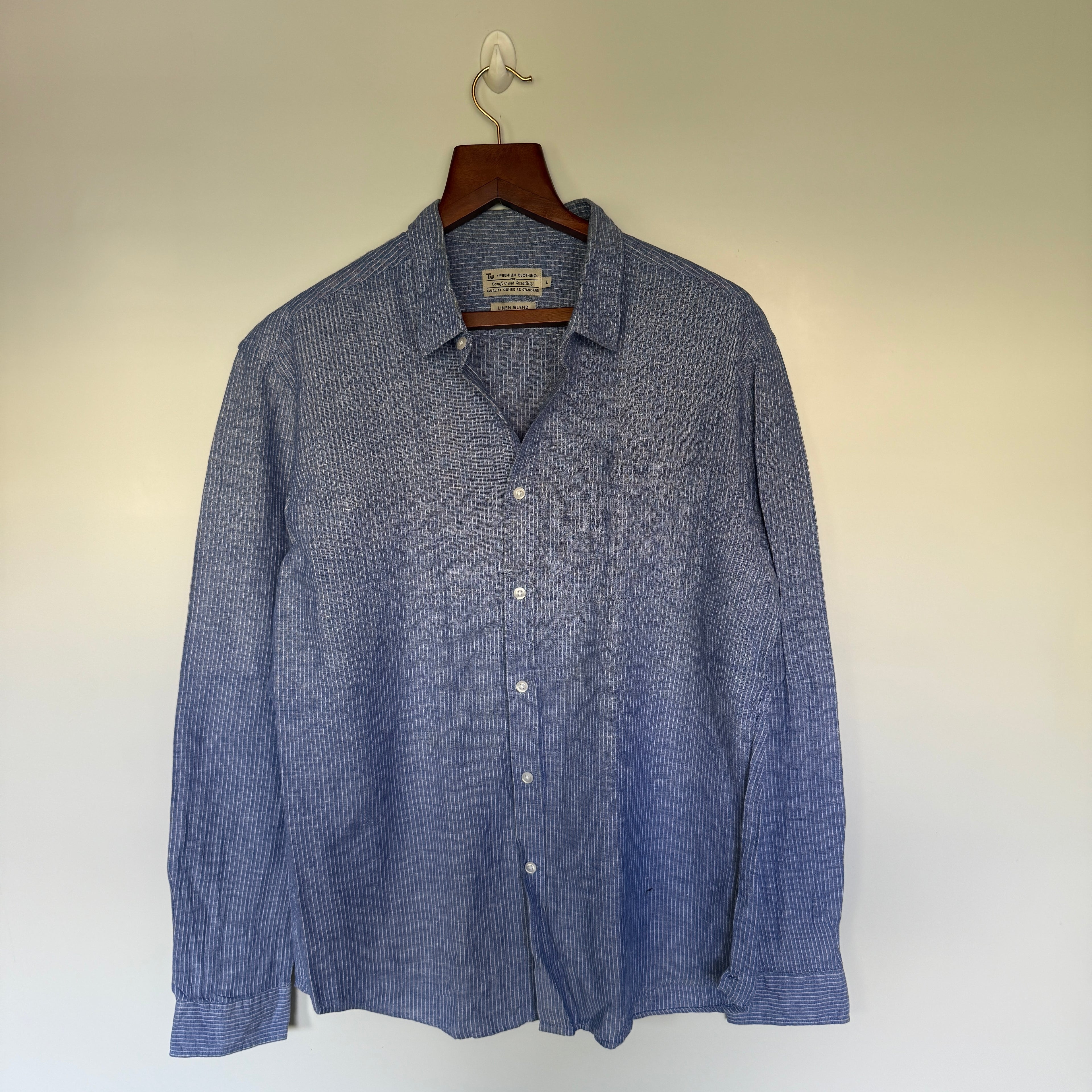 Linen Blend Stripes shirt