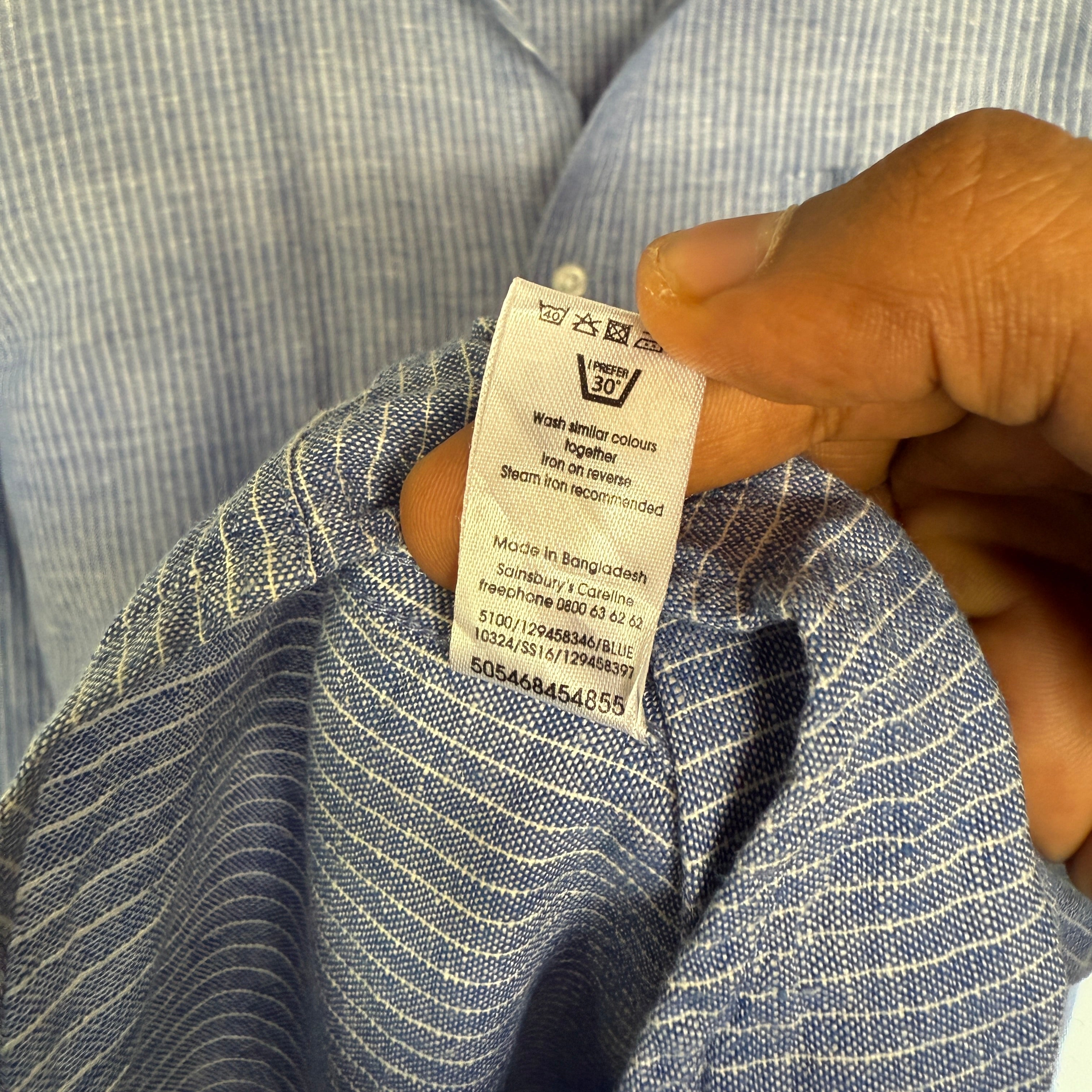 Linen Blend Stripes shirt