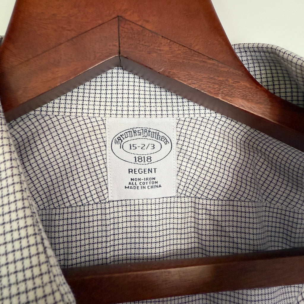 Brooks Brothers checkered shirt