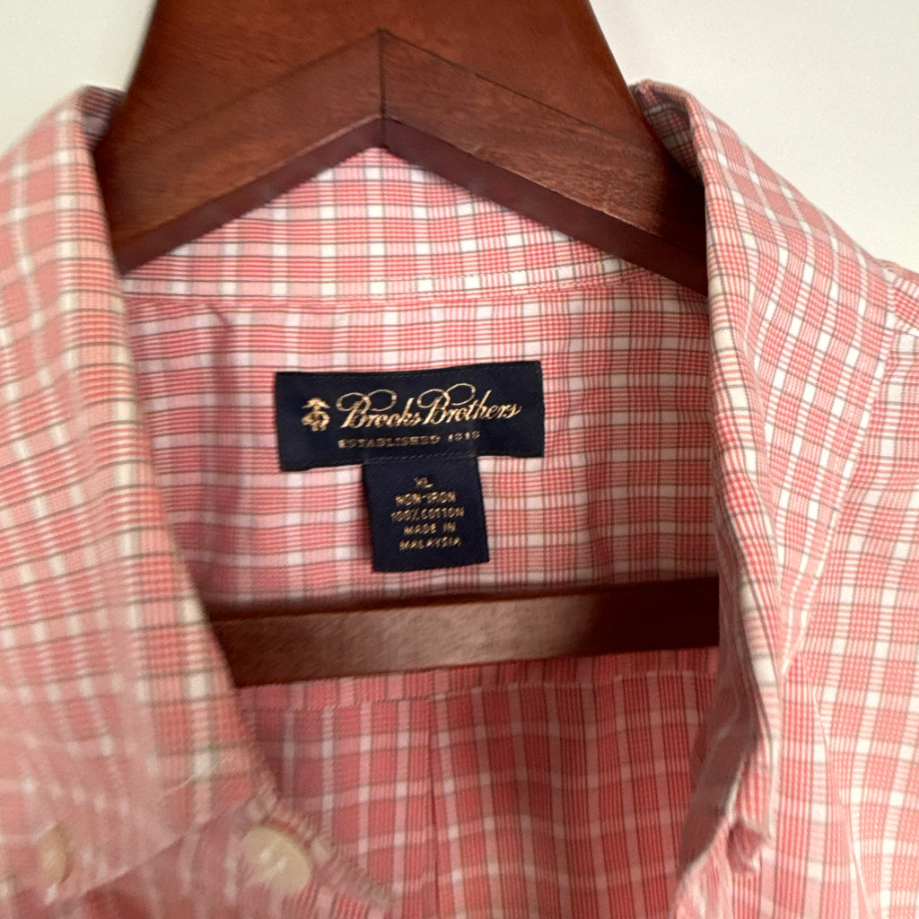 Brooks Brothers checkered shirt