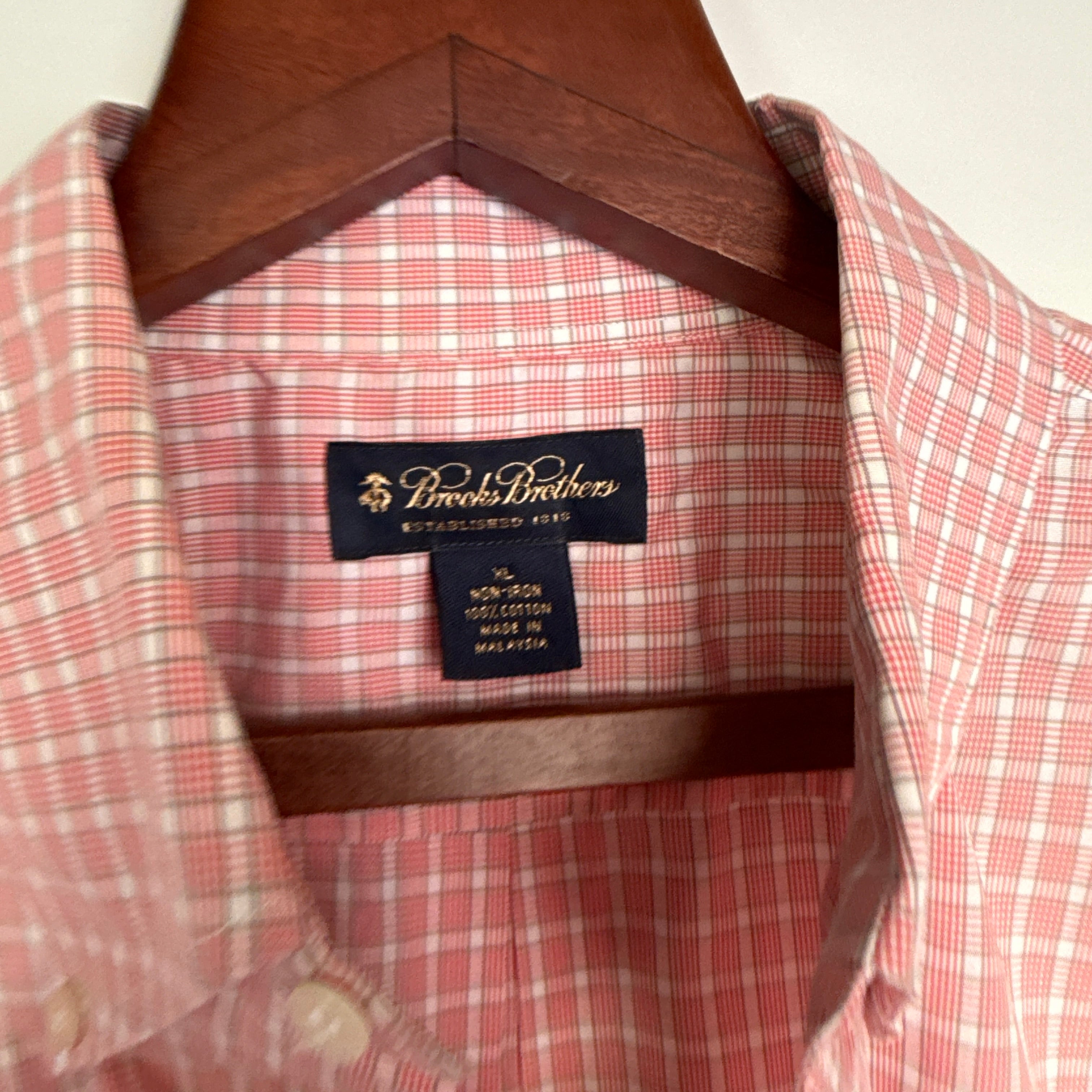 Brooks Brothers checkered shirt