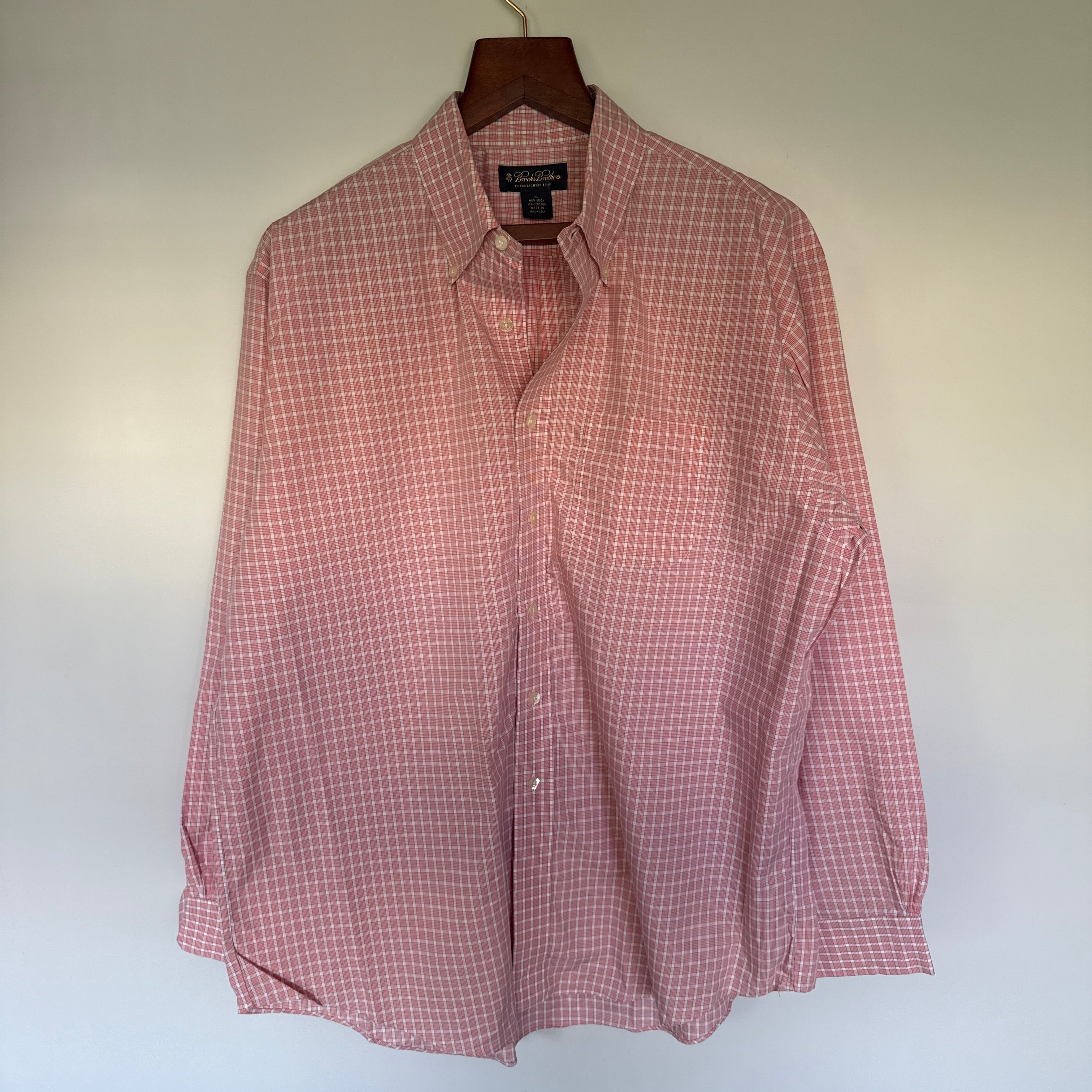 Brooks Brothers checkered shirt