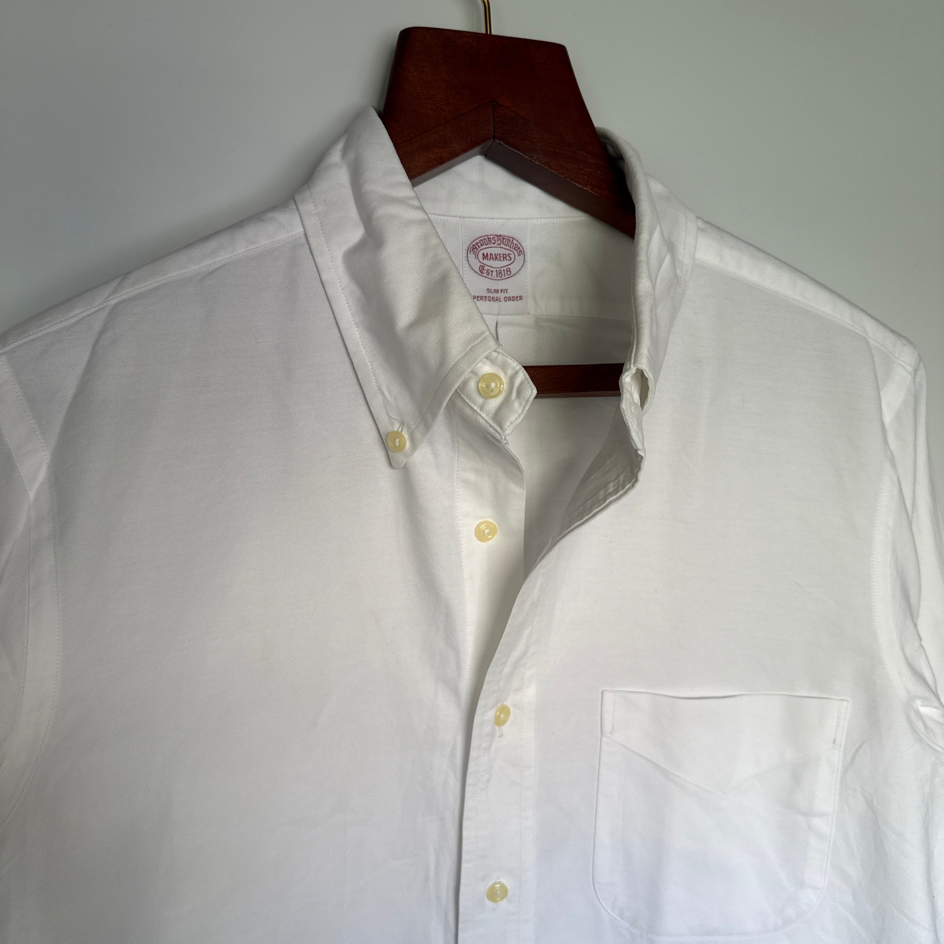 Brooks Brothers white premium shirt
